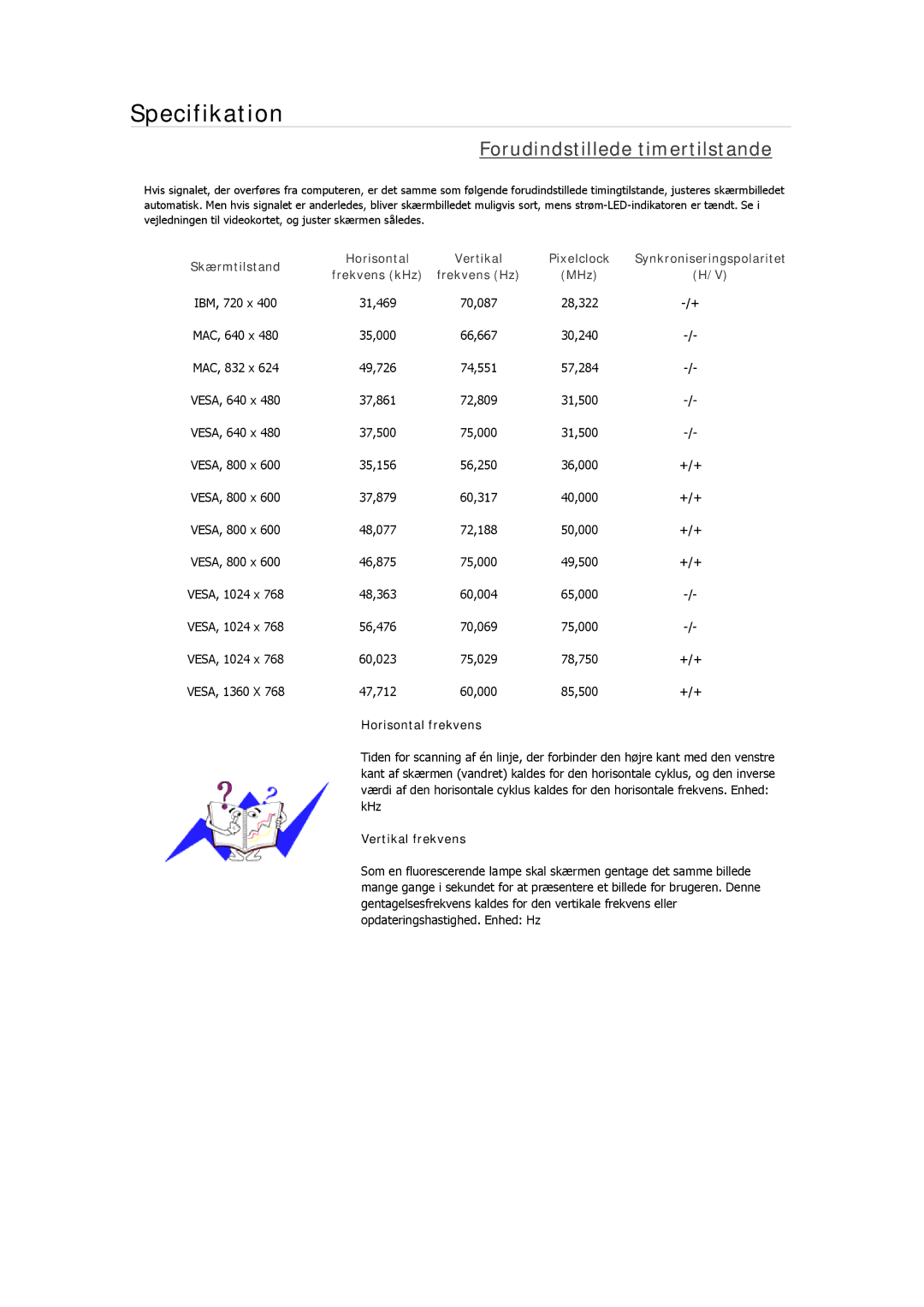 Samsung LS22MYKESCA/EN, LS22MYMESCA/EN, LS22MYDEBCA/EN, LS24MYKDSC/EDC, LS22MYDESC/EDC manual Forudindstillede timertilstande 