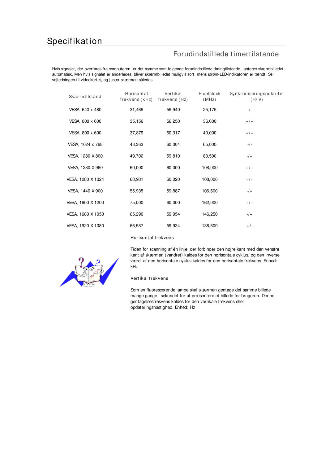 Samsung LS22MYMESQ/EDC, LS22MYMESCA/EN, LS22MYDEBCA/EN, LS24MYKDSC/EDC, LS22MYDESC/EDC manual Forudindstillede timertilstande 