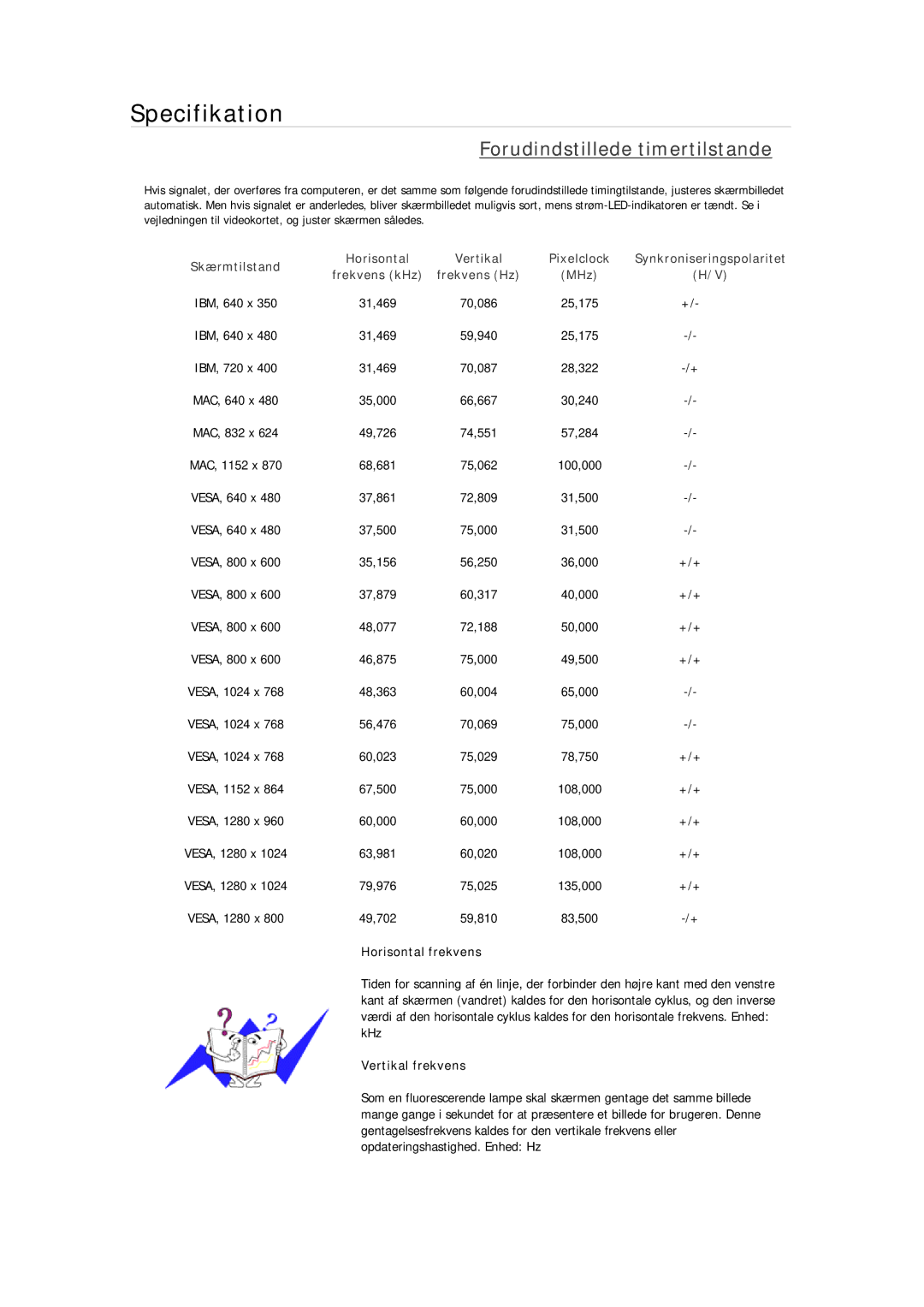 Samsung LS22MYMEBQ/EDC, LS22MYMESCA/EN, LS22MYDEBCA/EN, LS24MYKDSC/EDC, LS22MYDESC/EDC manual Forudindstillede timertilstande 