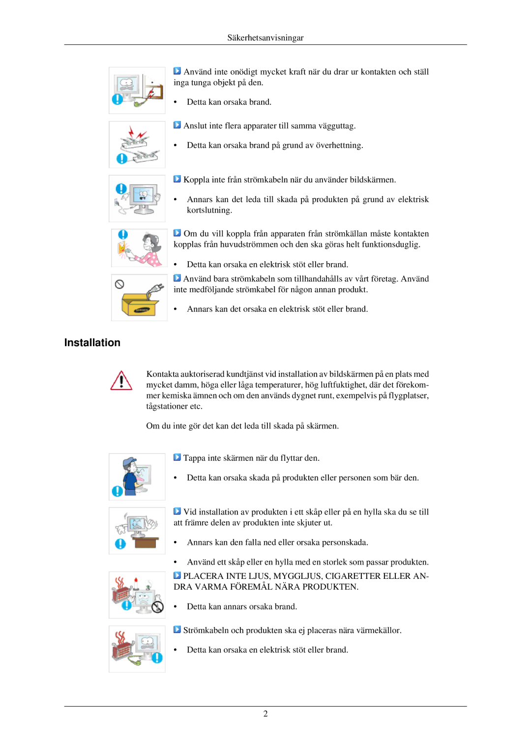 Samsung LS22MYDESC/EDC, LS22MYMESCA/EN, LS22MYDEBCA/EN, LS24MYKDSC/EDC, LS22MYKDSCA/EN, LS22MYDDSC/EDC manual Installation 