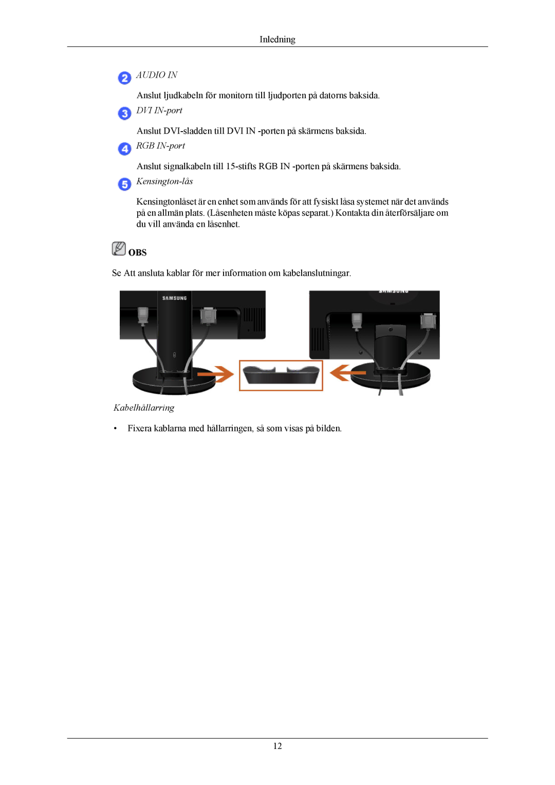 Samsung LS22MYMESCA/EN, LS22MYMESQ/EDC, LS20MYMEBQ/EDC, LS22MYMEBCA/EN, LS20MYMESQ/EDC, LS22MYMEBQ/EDC manual Audio 