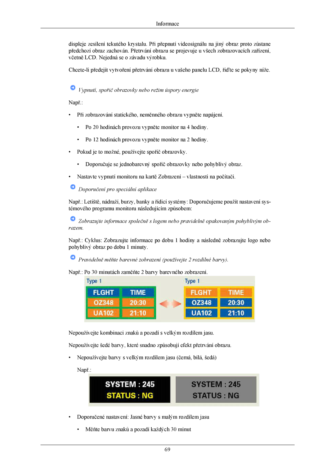 Samsung LS20MYMESQ/EDC, LS22MYMESQ/EDC, LS20MYMEBQ/EDC, LS22MYMEBQ/EDC Vypnutí, spořič obrazovky nebo režim úspory energie 