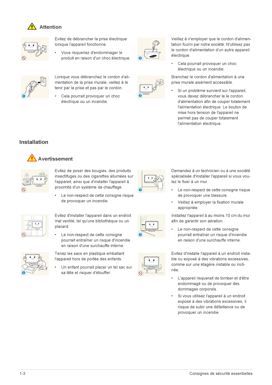 Samsung LS22MYPEBV/EN manual Installation 