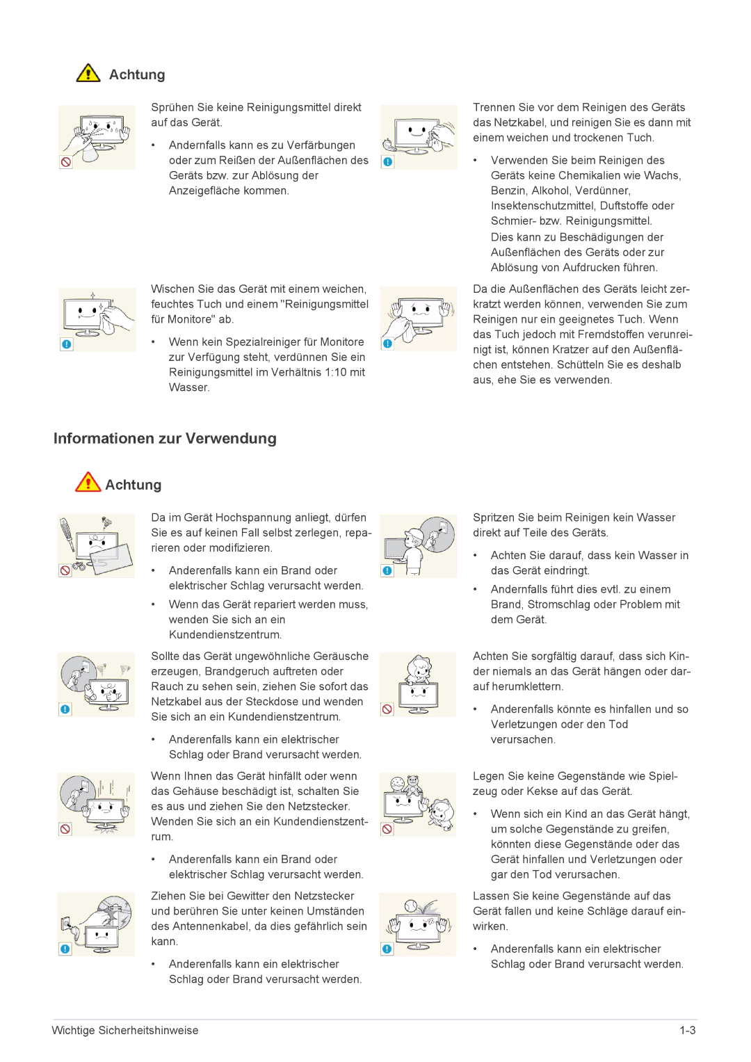 Samsung LS22MYPEBV/EN manual Informationen zur Verwendung 