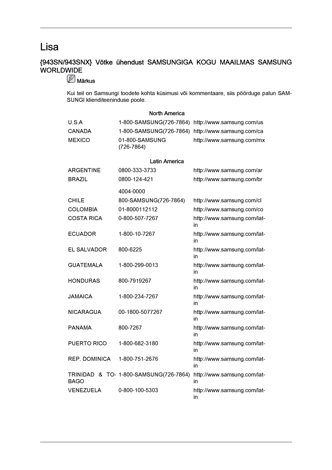 Samsung LS20MYYKBBA/EN, LS22MYYKBB/EDC, LS19MYYKBBA/EN, LS19MYYKBB/EDC, LS22MYYKBBA/EN manual Lisa 