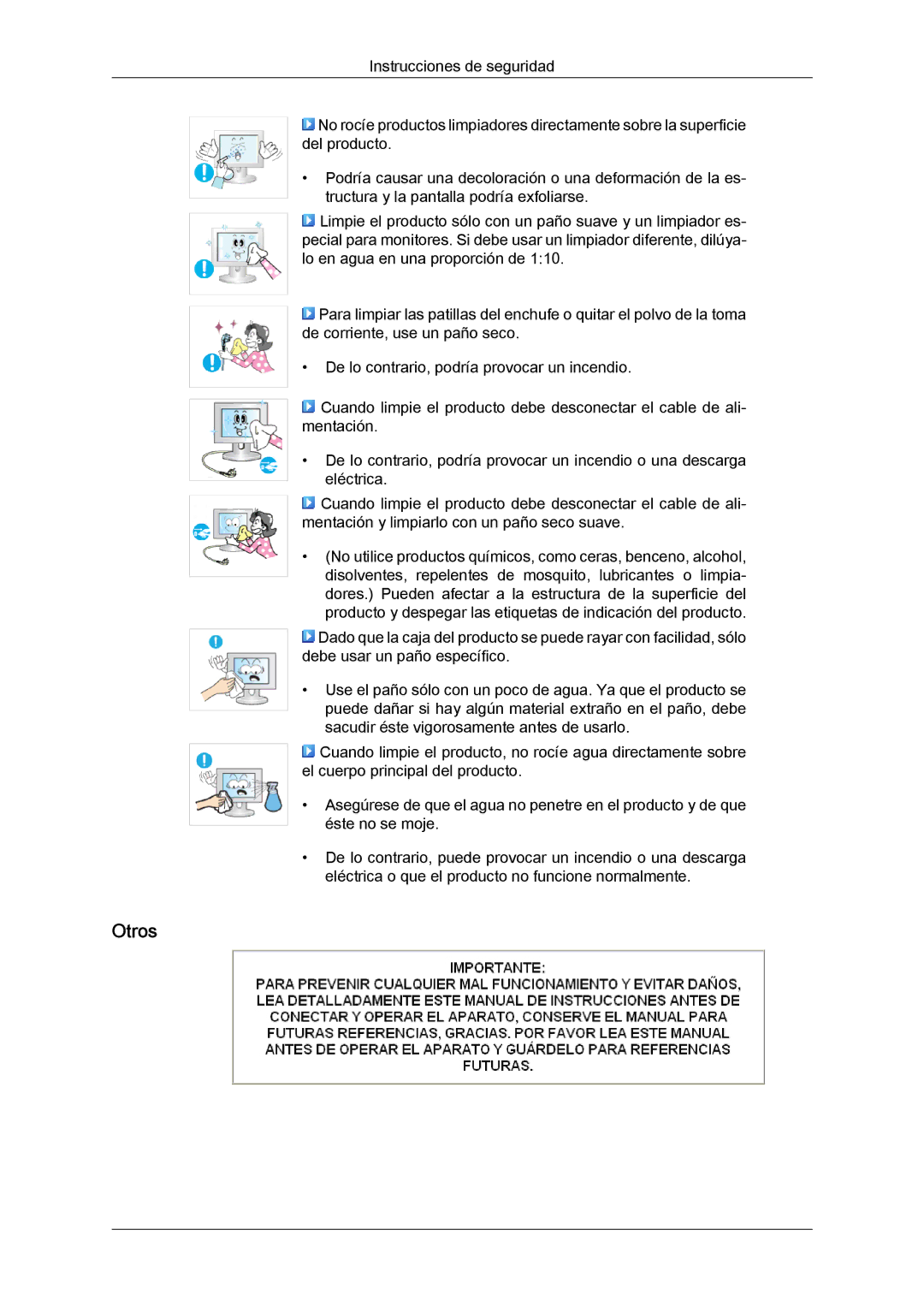 Samsung LS22MYLKFZ/EDC, LS22MYYKBB/EDC, LS22MYLKF/EDC, LS19MYYKBBA/EN, LS19MYYKBB/EDC, LS22MYYKBBA/EN manual Otros 