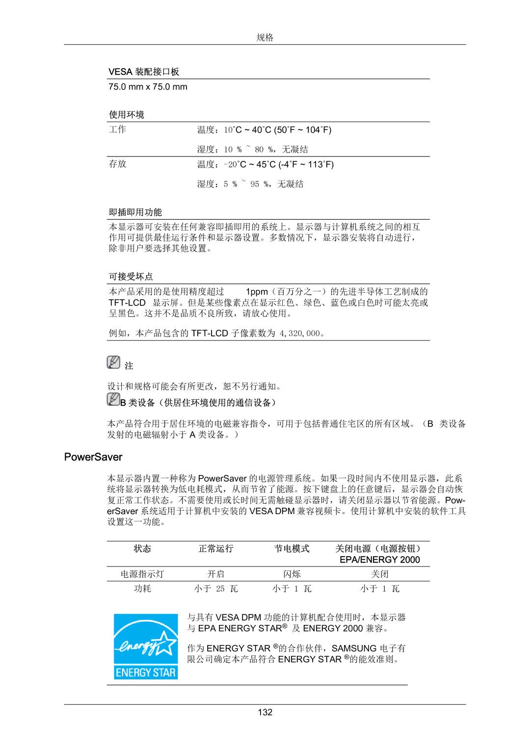 Samsung LS22MYZEBC/EDC, LS22MYZEBCA/EN manual 132 