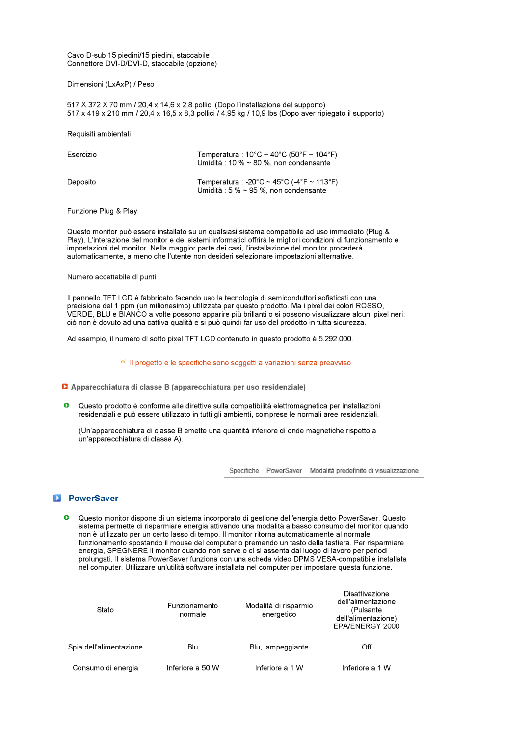 Samsung LS22PEBSFV/CLT, LS22PEBSFV/EDC, LS20PEBSFV/EDC, LS20PEBSFV/CLT manual PowerSaver 