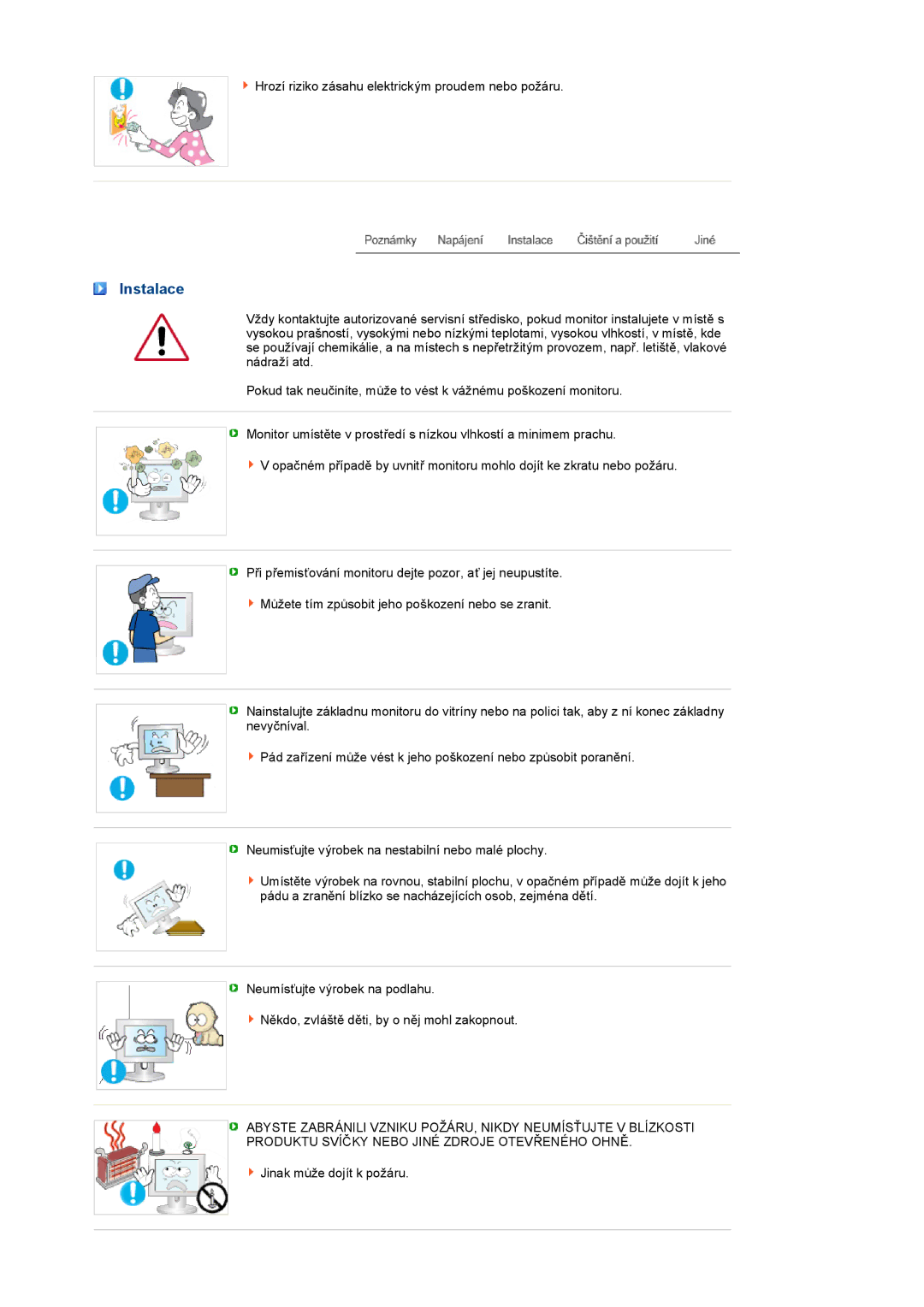 Samsung LS22PEBSFV/EDC, LS20PEBSFV/EDC manual Instalace 