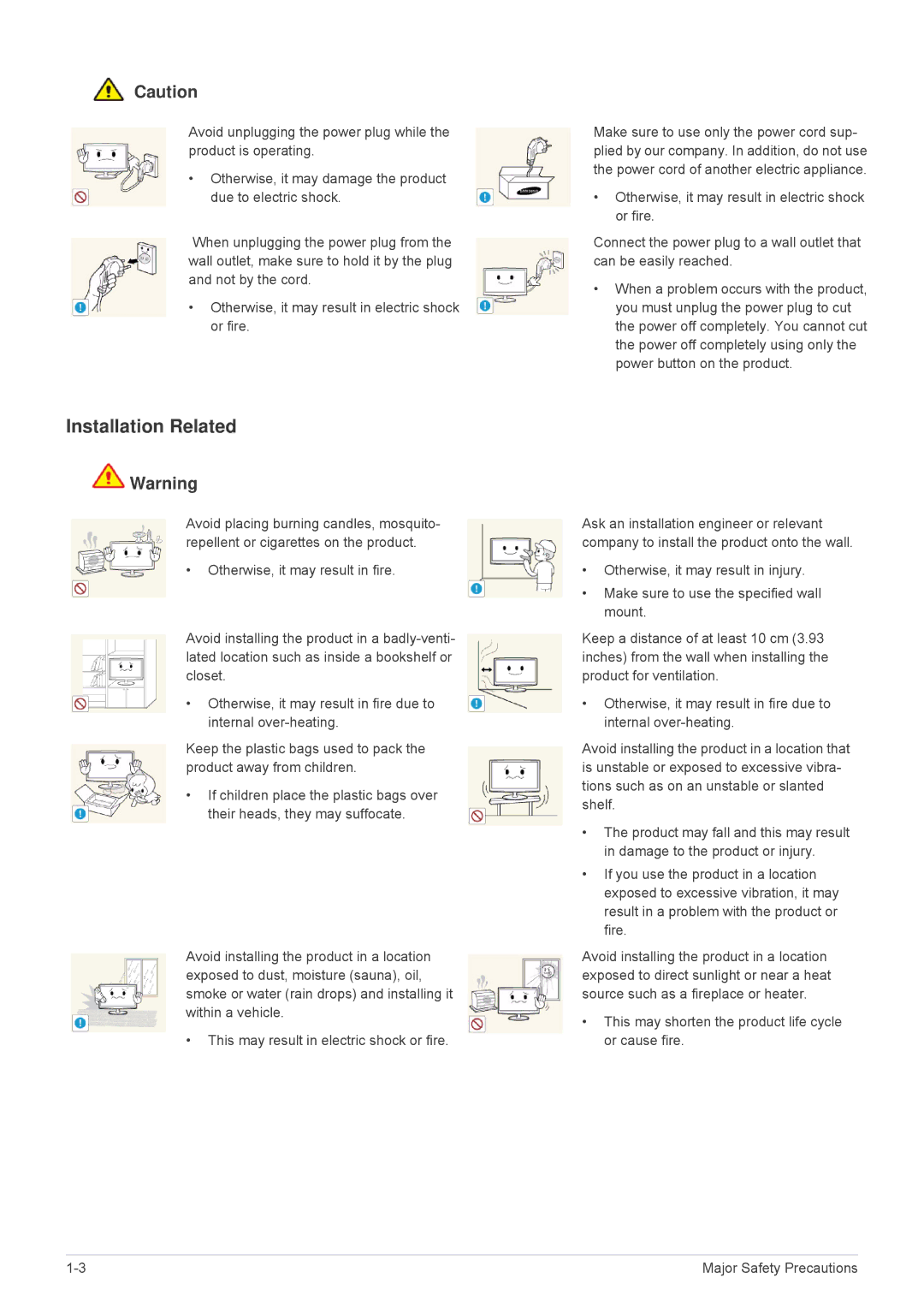 Samsung LS22PTESF/XV manual Installation Related 