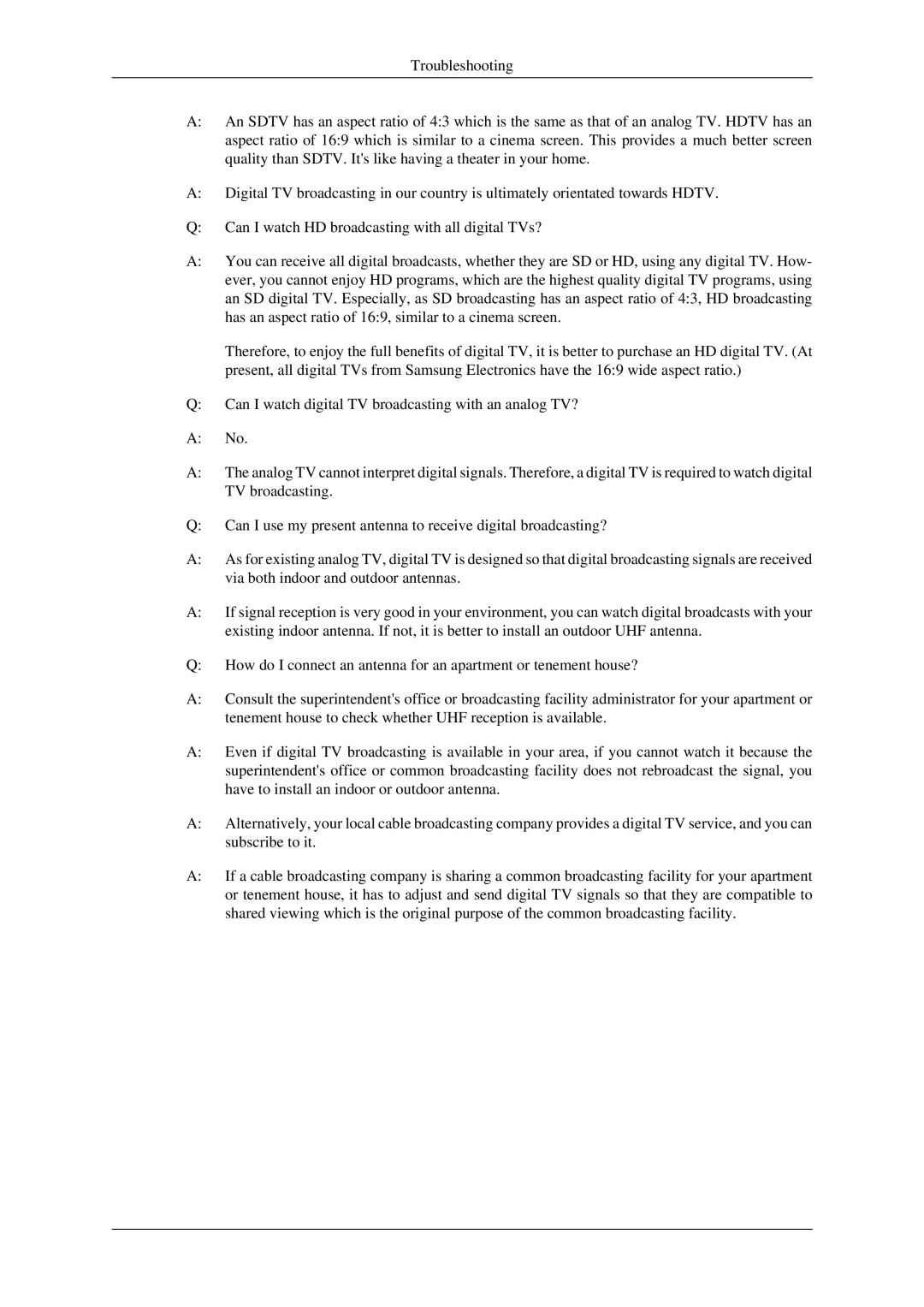 Samsung LS22TDSSU/CT manual 