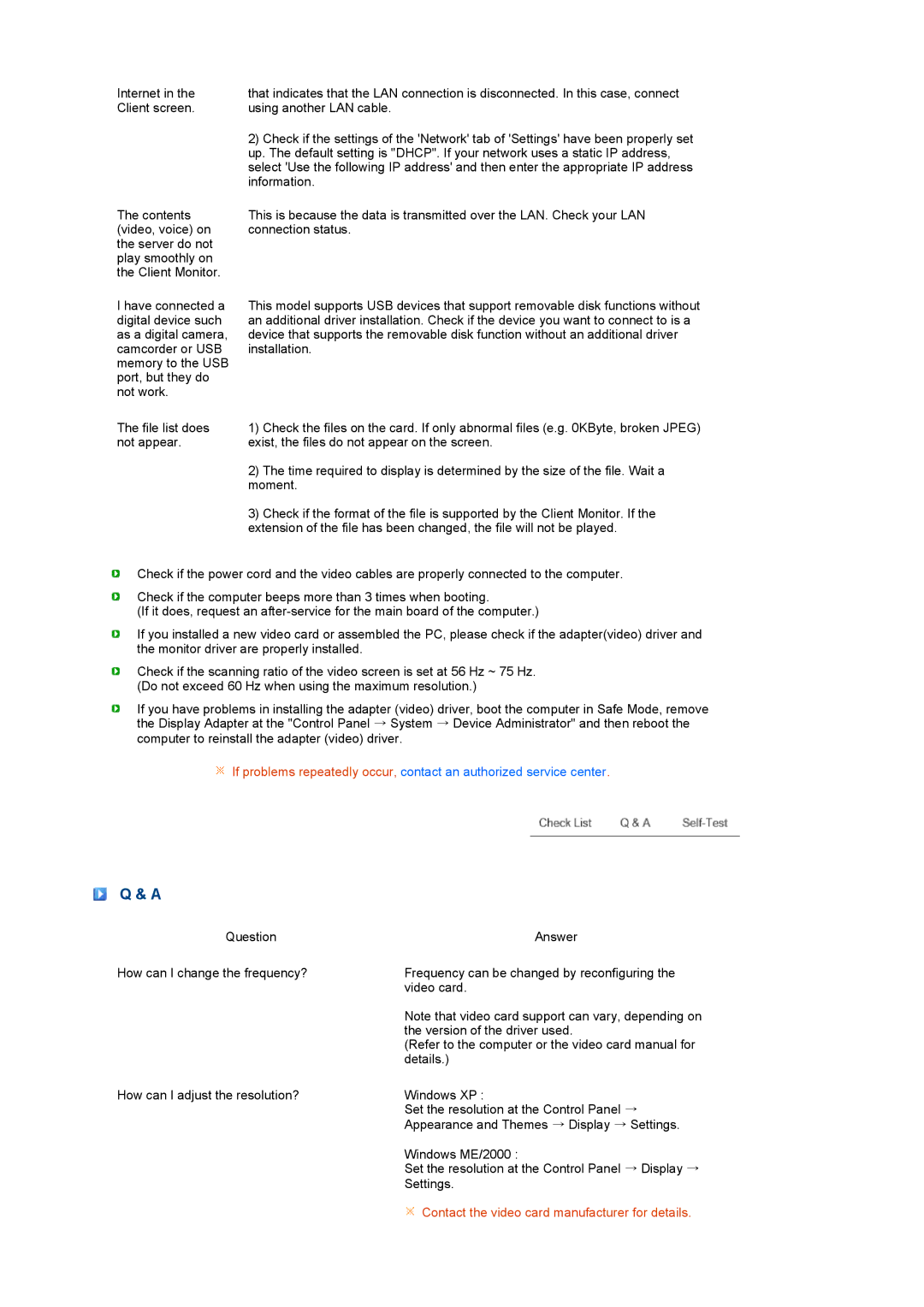 Samsung LS22TNTSF/EDC, LF22TNTSFG/EDC manual Contact the video card manufacturer for details 