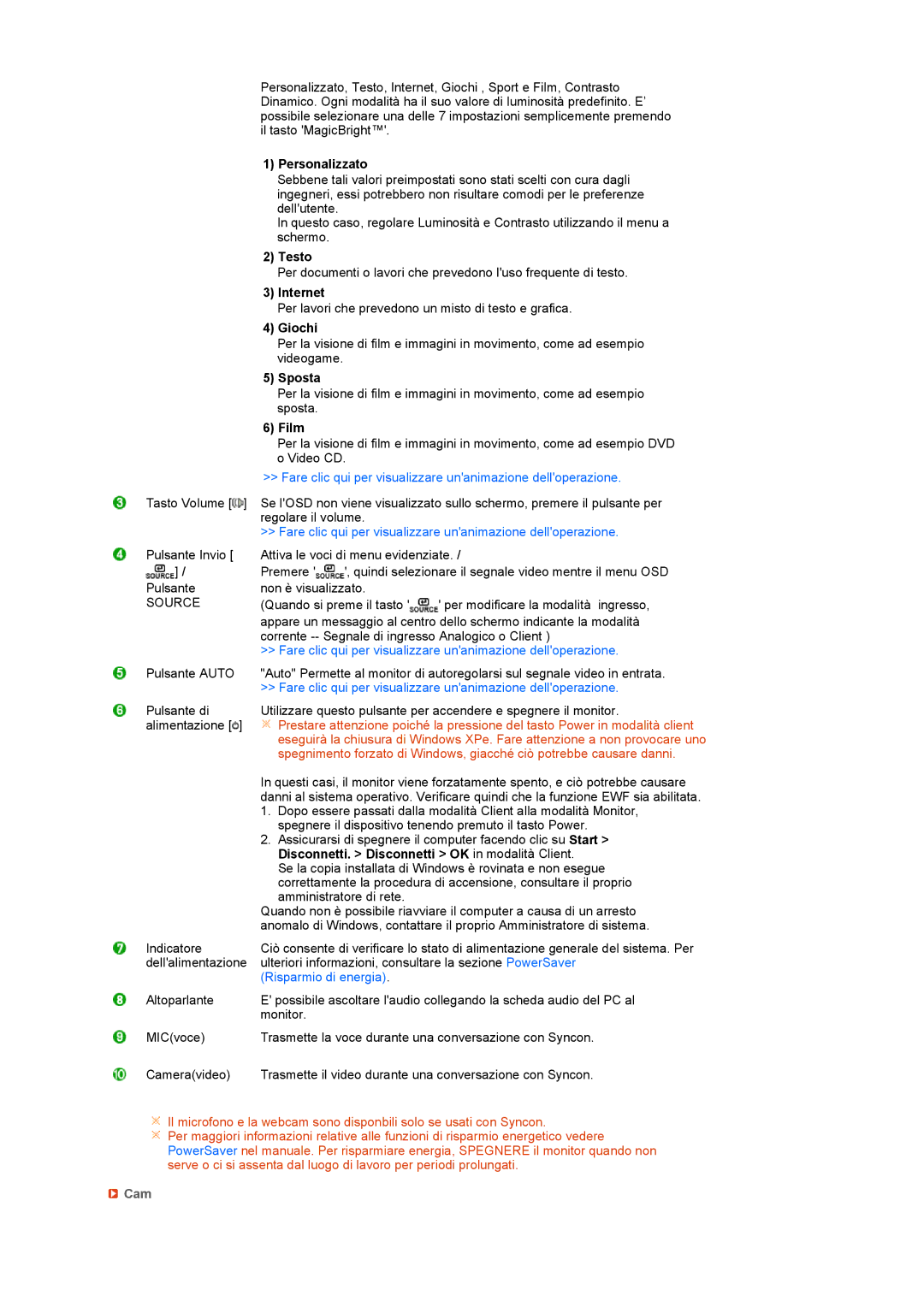 Samsung LF22TNTSFG/EDC, LS22TNTSF/EDC manual Source, Cam 