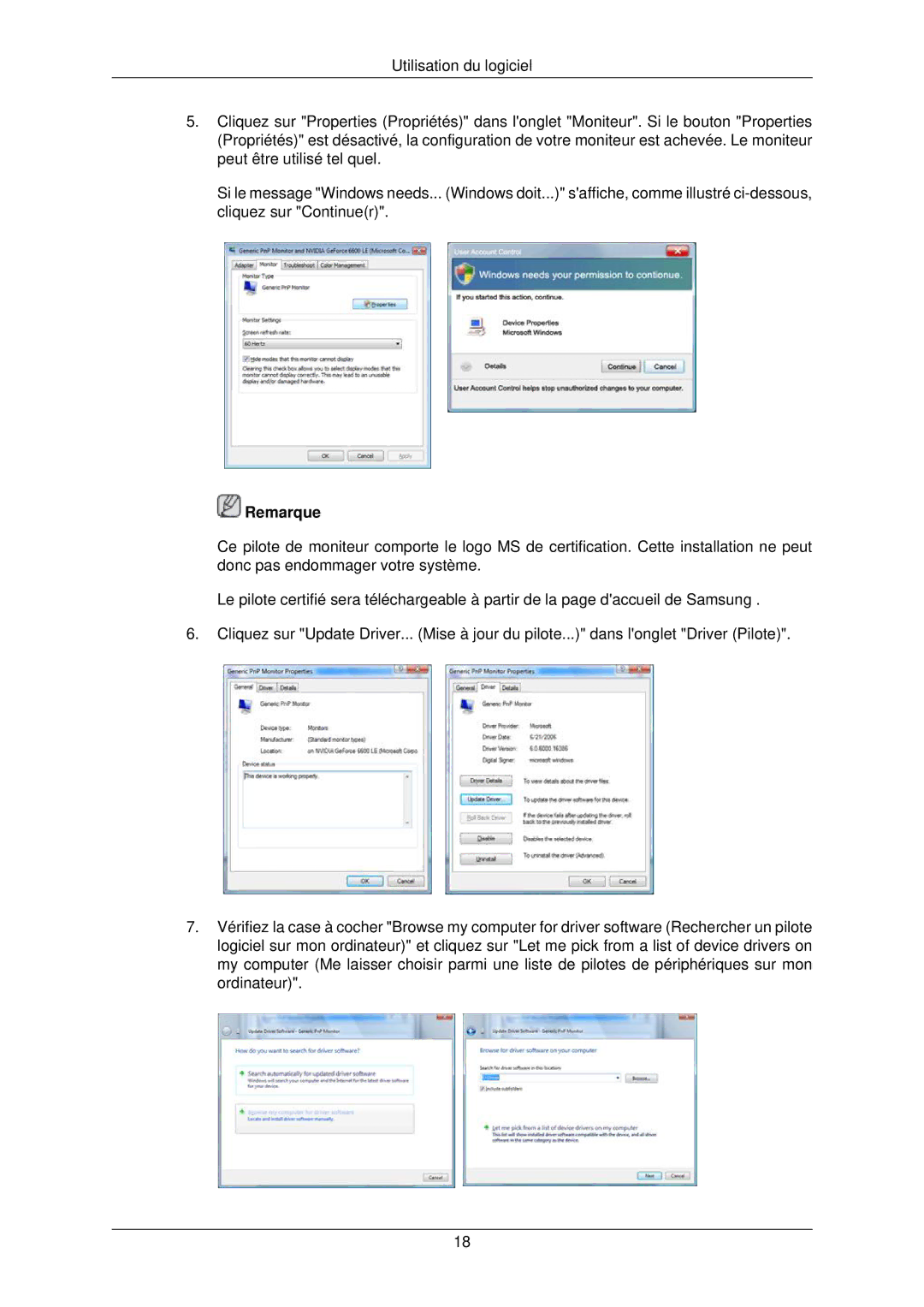 Samsung LS22TWPSUV/EN manual Remarque 