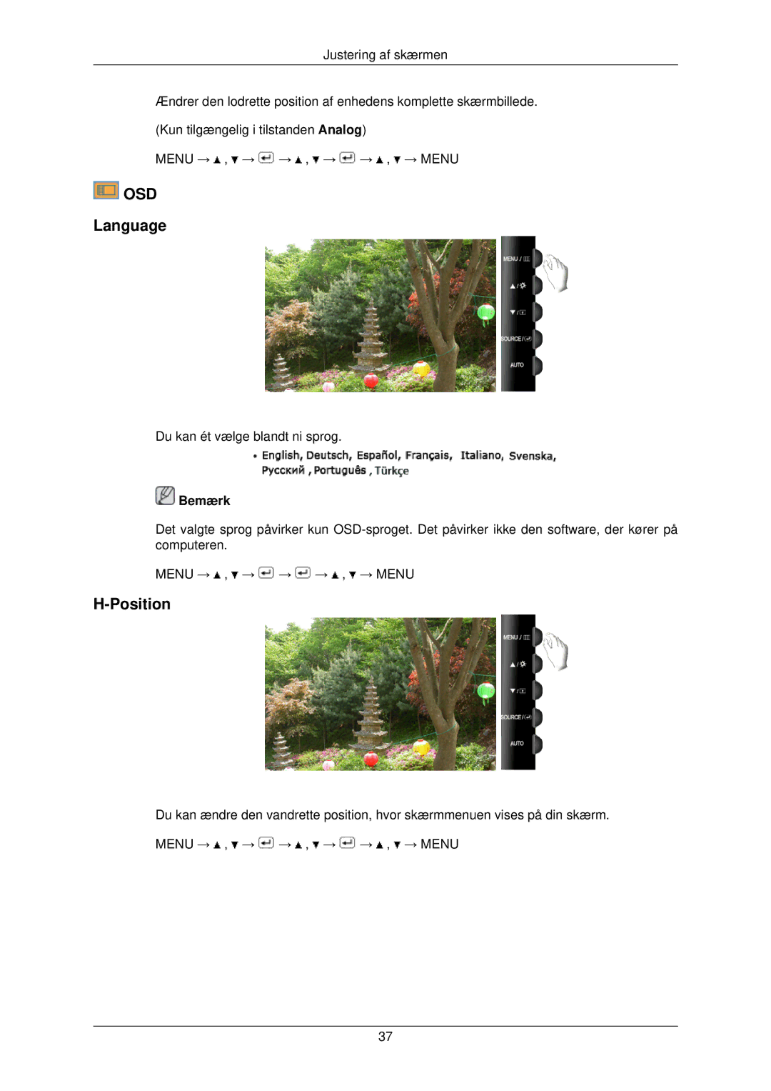 Samsung LS22TWPSUV/EN manual Osd, Language 