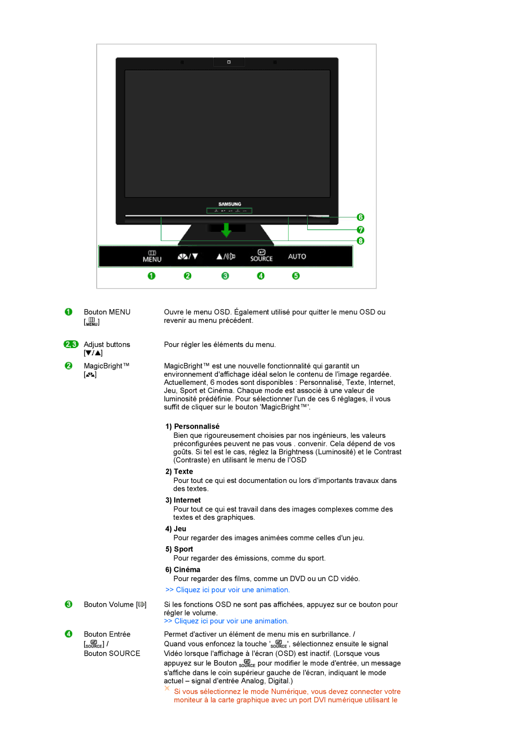 Samsung LS22UCWSFV/EDC manual Texte 