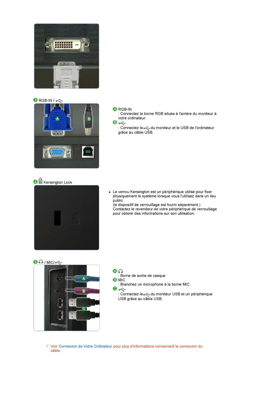 Samsung LS22UCWSFV/EDC manual Rgb-In 