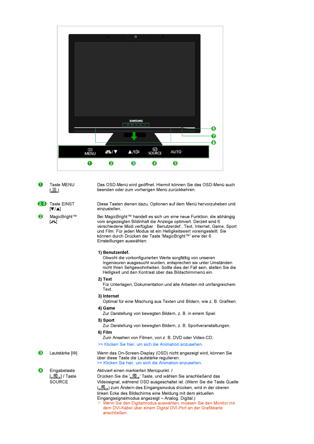 Samsung LS22UCWSFV/EDC manual Text 