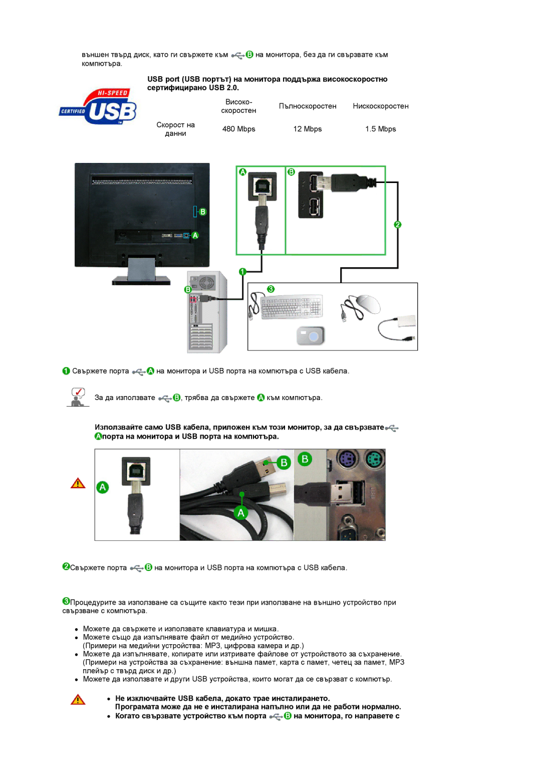 Samsung LS22UCWSFV/EDC manual Високо 