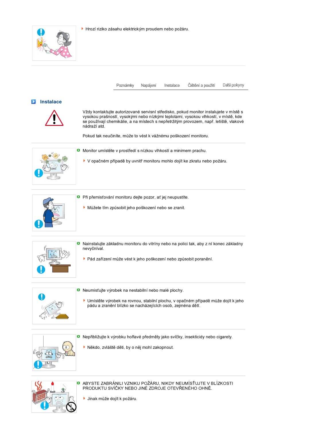 Samsung LS22UCWSFV/EDC manual Instalace 