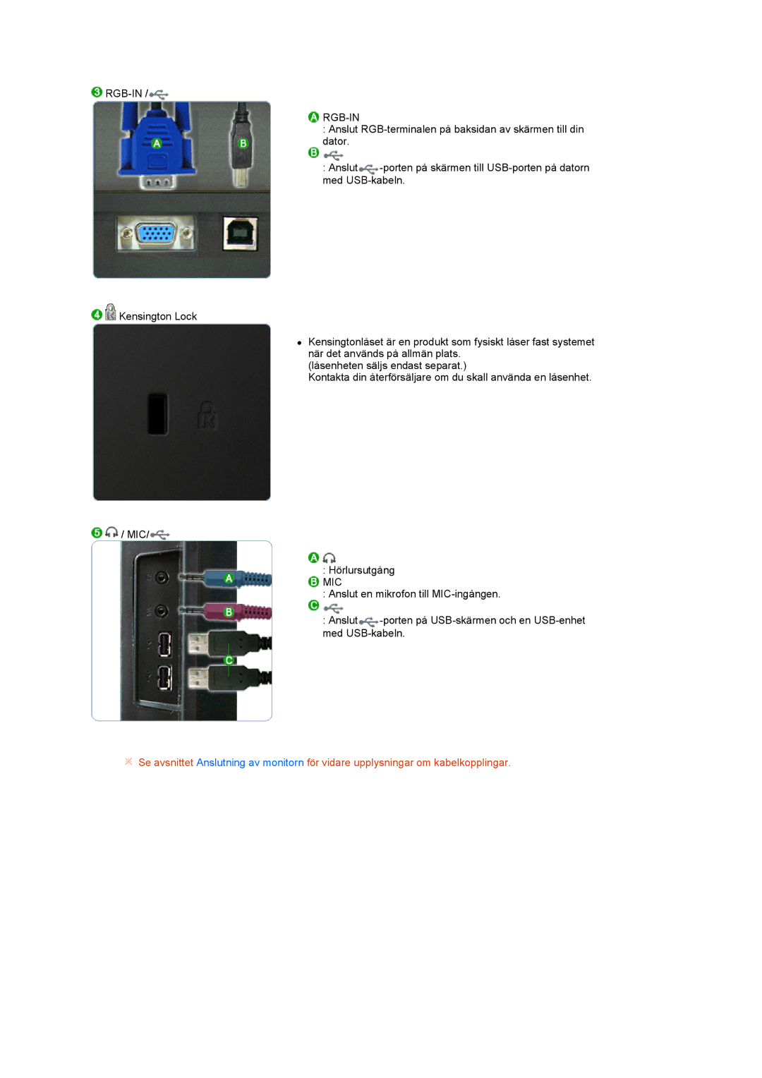 Samsung LS22UCWSFV/EDC manual Rgb-In 