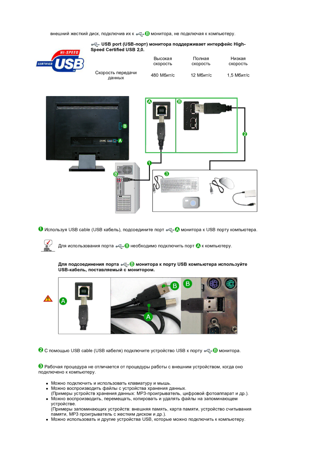 Samsung LS22UCWSFV/EDC manual Высокая Полная Низкая 