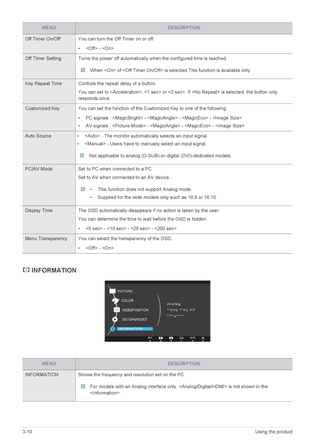 Samsung LS19X3YKF/ZN, LS22X3HKFH/XF, LS22X3HKFM/XJ, LS23X3HKFH/XJ, LS24X3HKFE/EN, LS24X3HKFN/EN, LS22X3HKFN/EN manual Information 