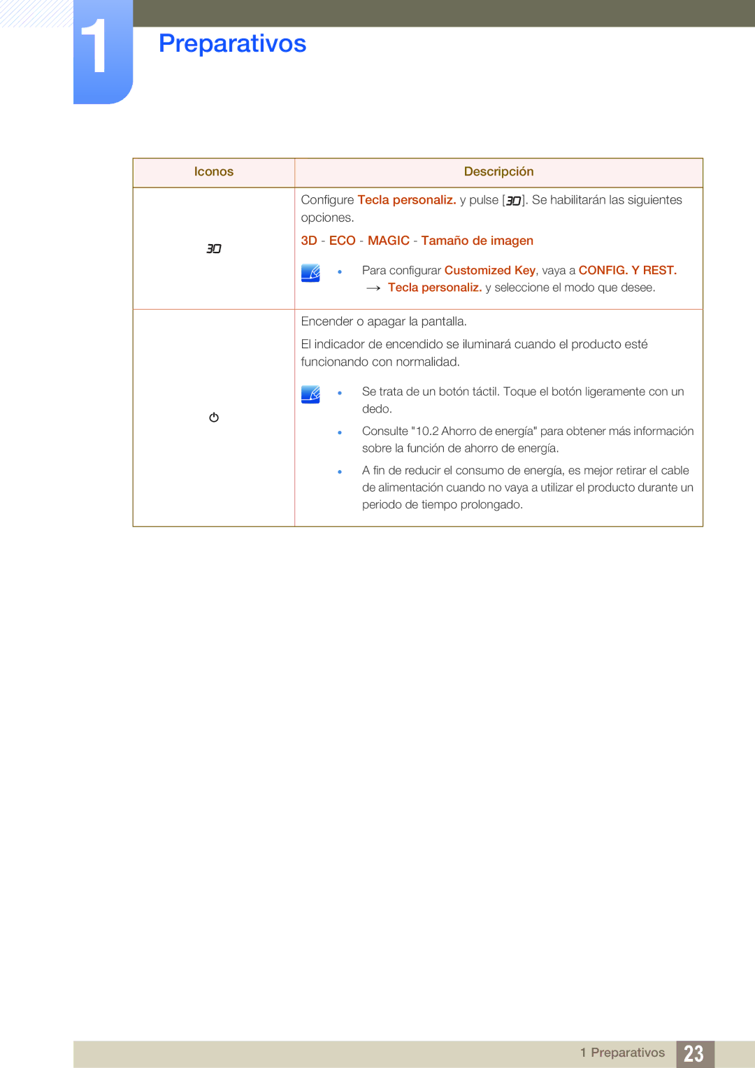 Samsung LS27A750DS/ZA, LS23A750DS/EN, LS27A750DSL/EN manual Preparativos 