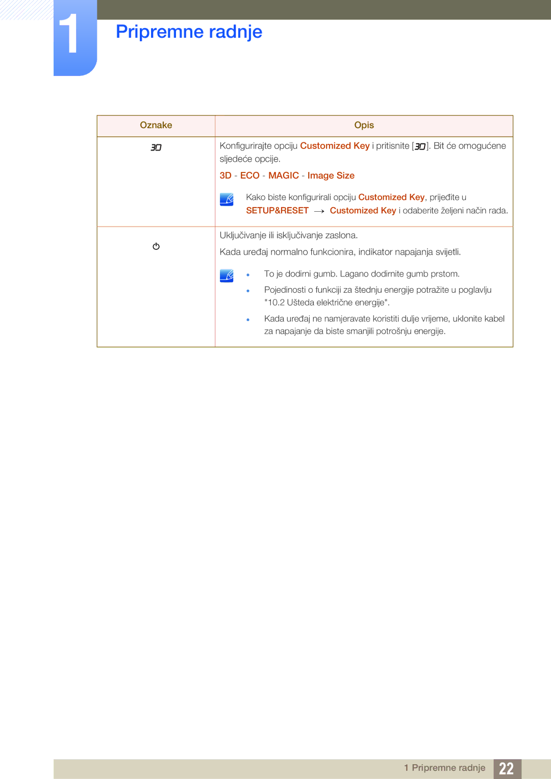 Samsung LS23A750DSL/EN manual 3D ECO Magic Image Size 