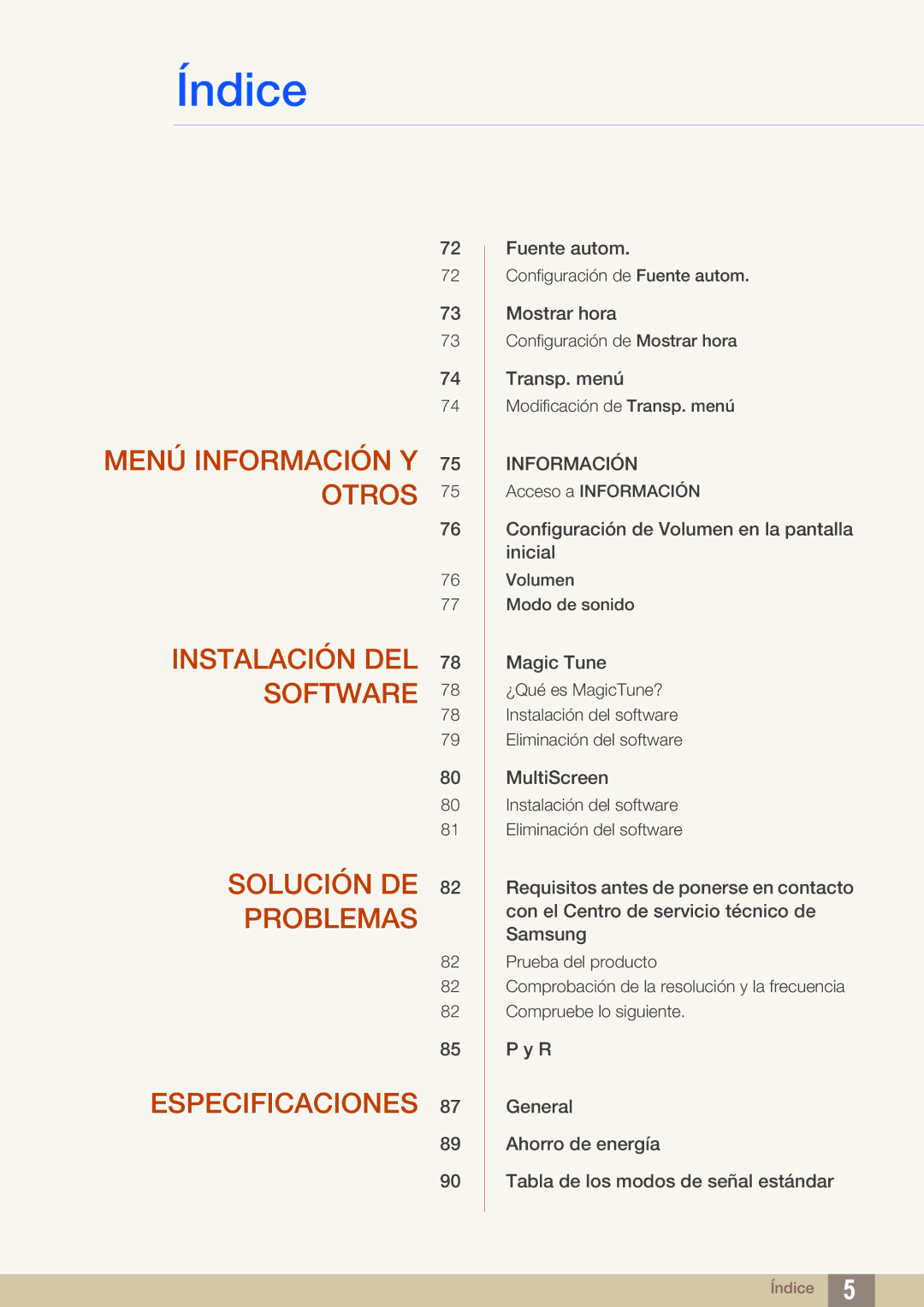 Samsung LS27B550VS/EN, LS23B550VS/EN manual Información 