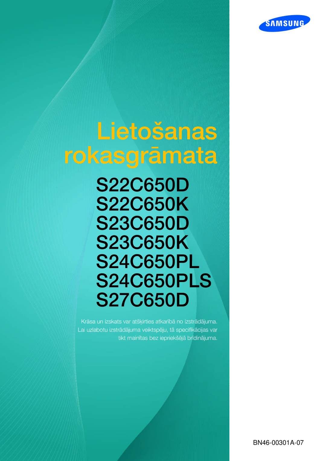 Samsung LS23C65KKC/EN, LS23C65KKS/EN, LS23C65UDC/EN, LS24C65UPL/EN, LS22C65UDC/EN, LS22C65KKS/EN manual Brukerhåndbok 