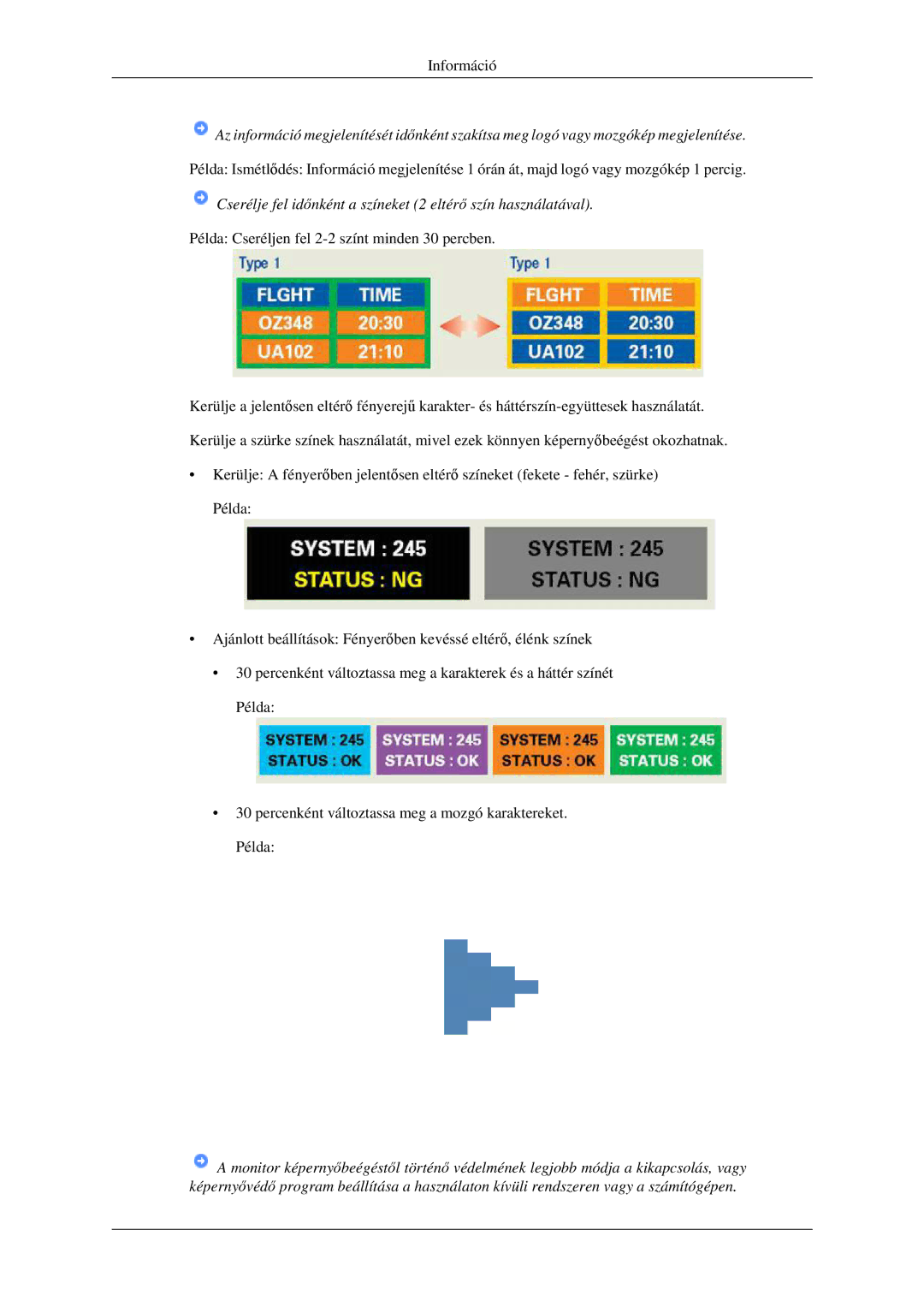 Samsung LS23CFEKF/EN, LS23CFVKF/EN, LS23CFVKF/XE manual Információ 