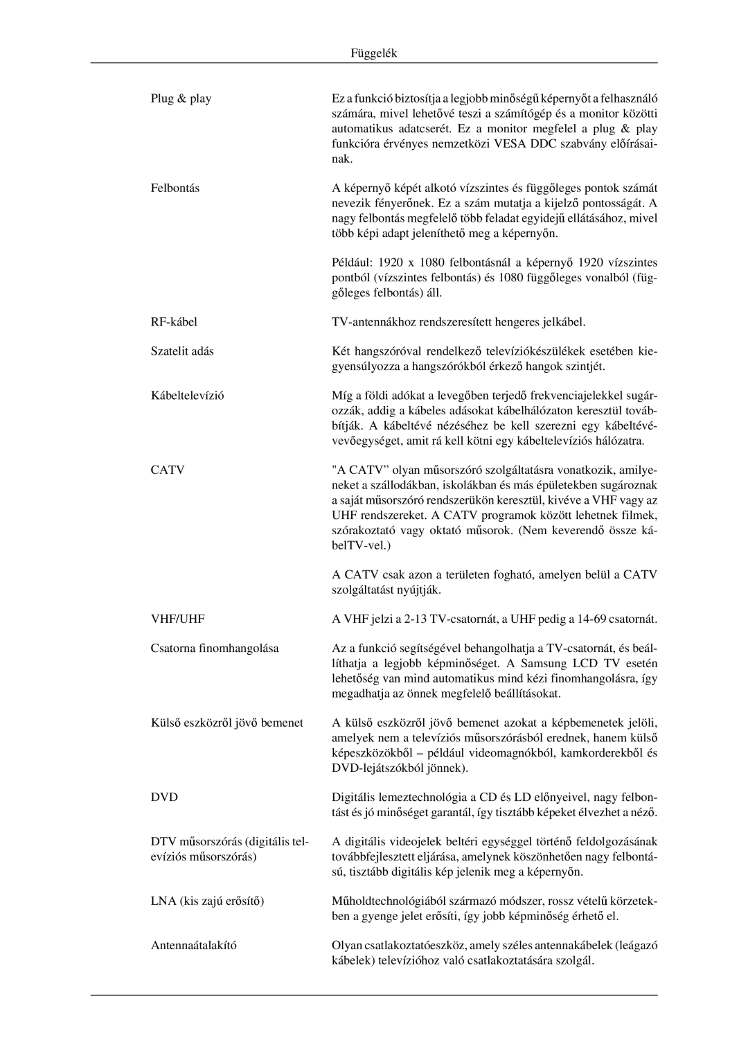 Samsung LS23CFVKF/XE, LS23CFEKF/EN, LS23CFVKF/EN manual Catv 