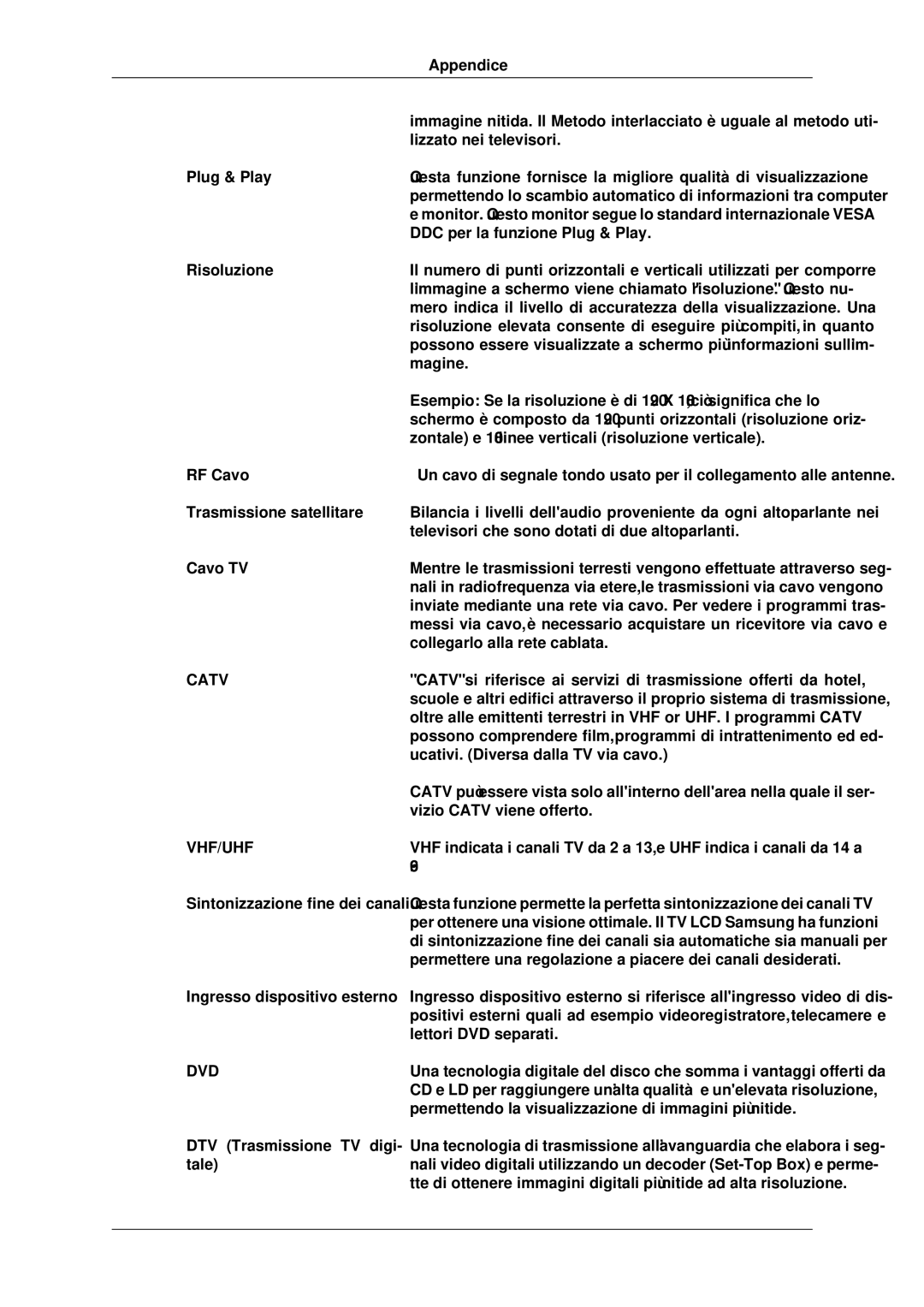 Samsung LS23CFEKF/EN, LS23CFVKF/EN manual Catv 