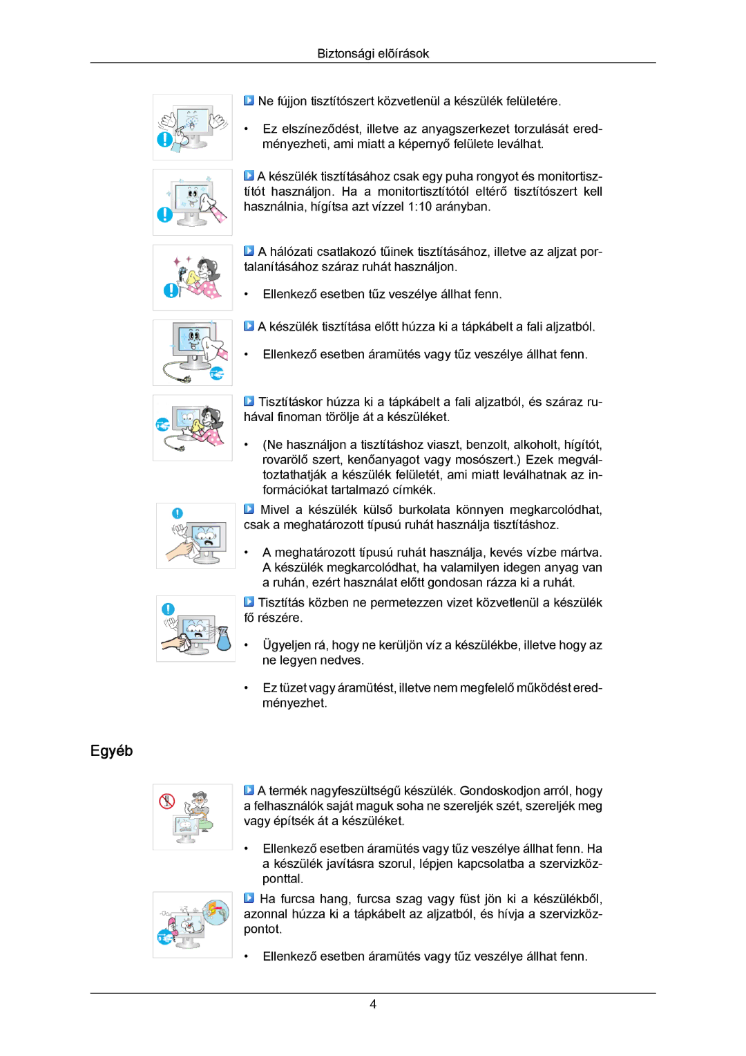 Samsung 2333SW-KF/KR, LS23CMZKFV/EN, LS23CMZKFVA/EN manual Egyéb 