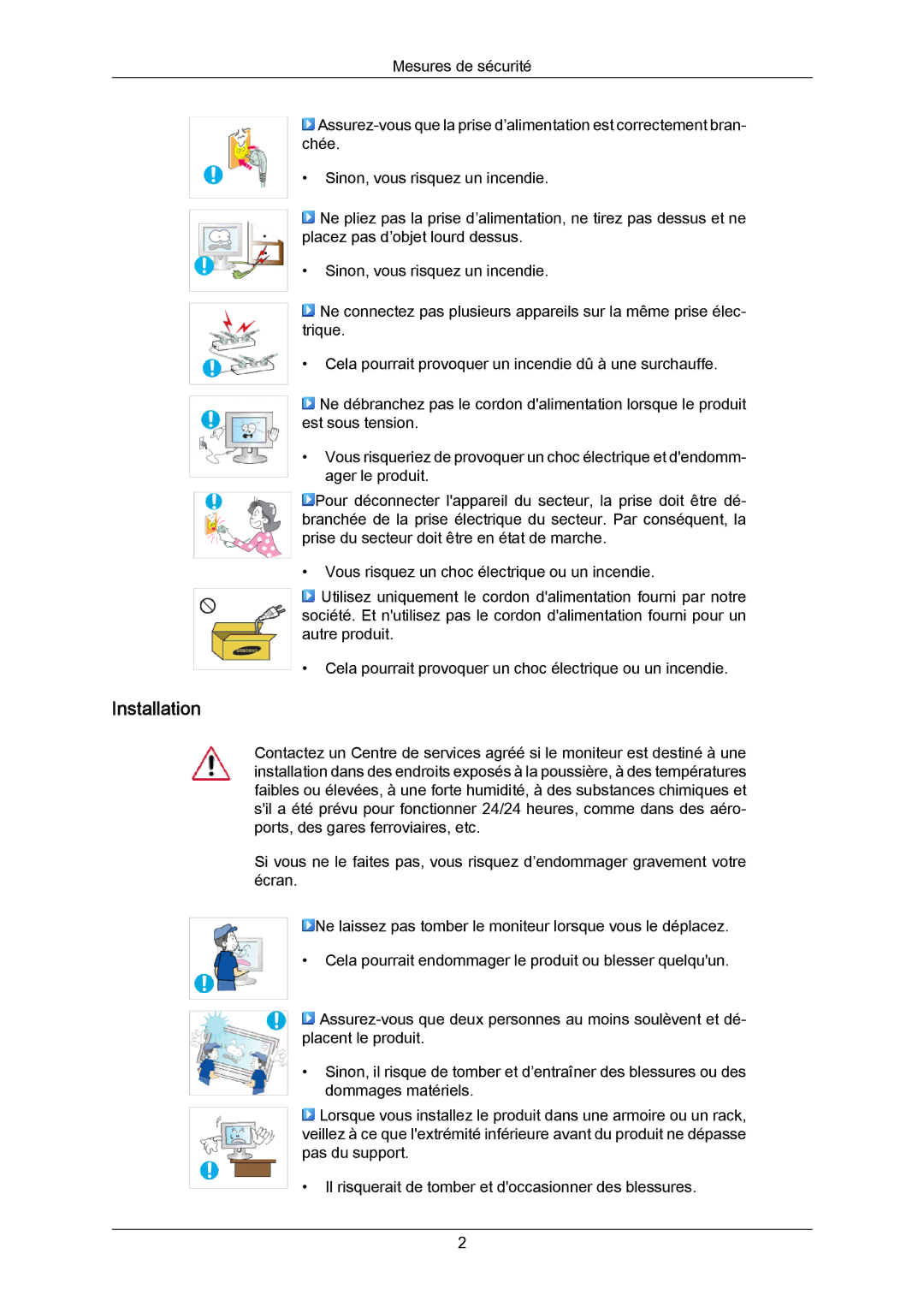 Samsung LS23CMZKFVA/EN, LS23CMZKFV/EN manual Installation 