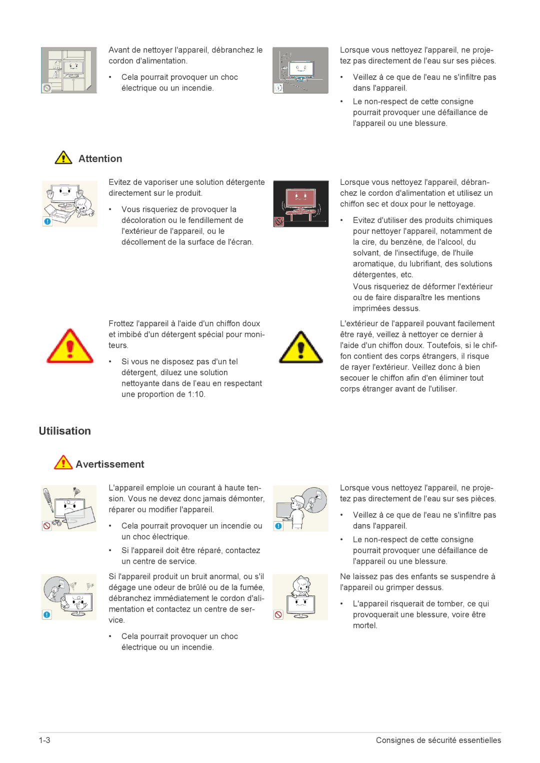 Samsung LS23CMZKFZ/EN, LS23CMTKF/EN manual Utilisation 