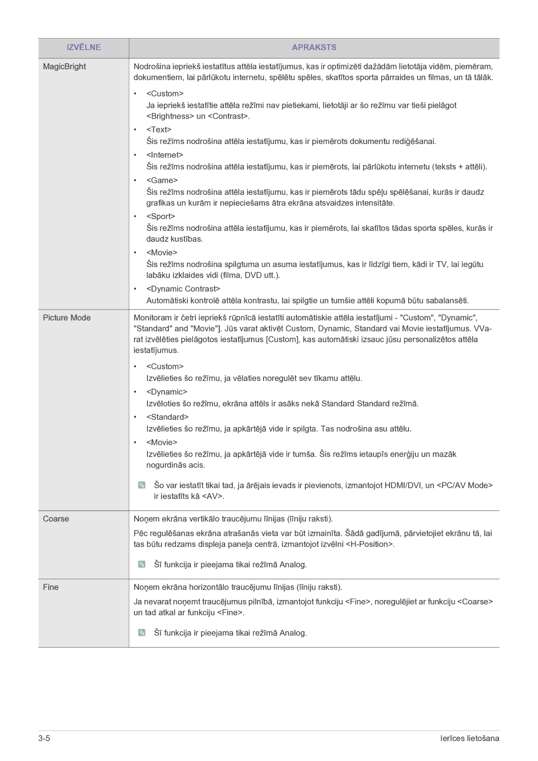 Samsung LS23EFPKFV/EN manual Custom 