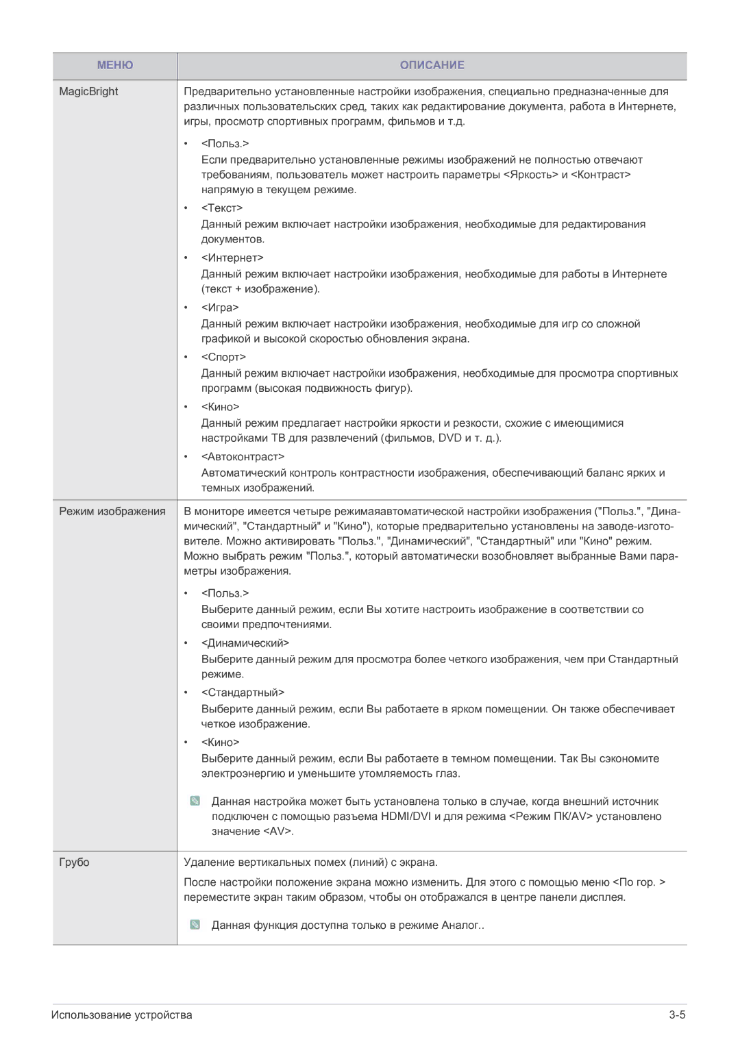 Samsung LS23EFPKFV/EN manual Программ высокая подвижность фигур 