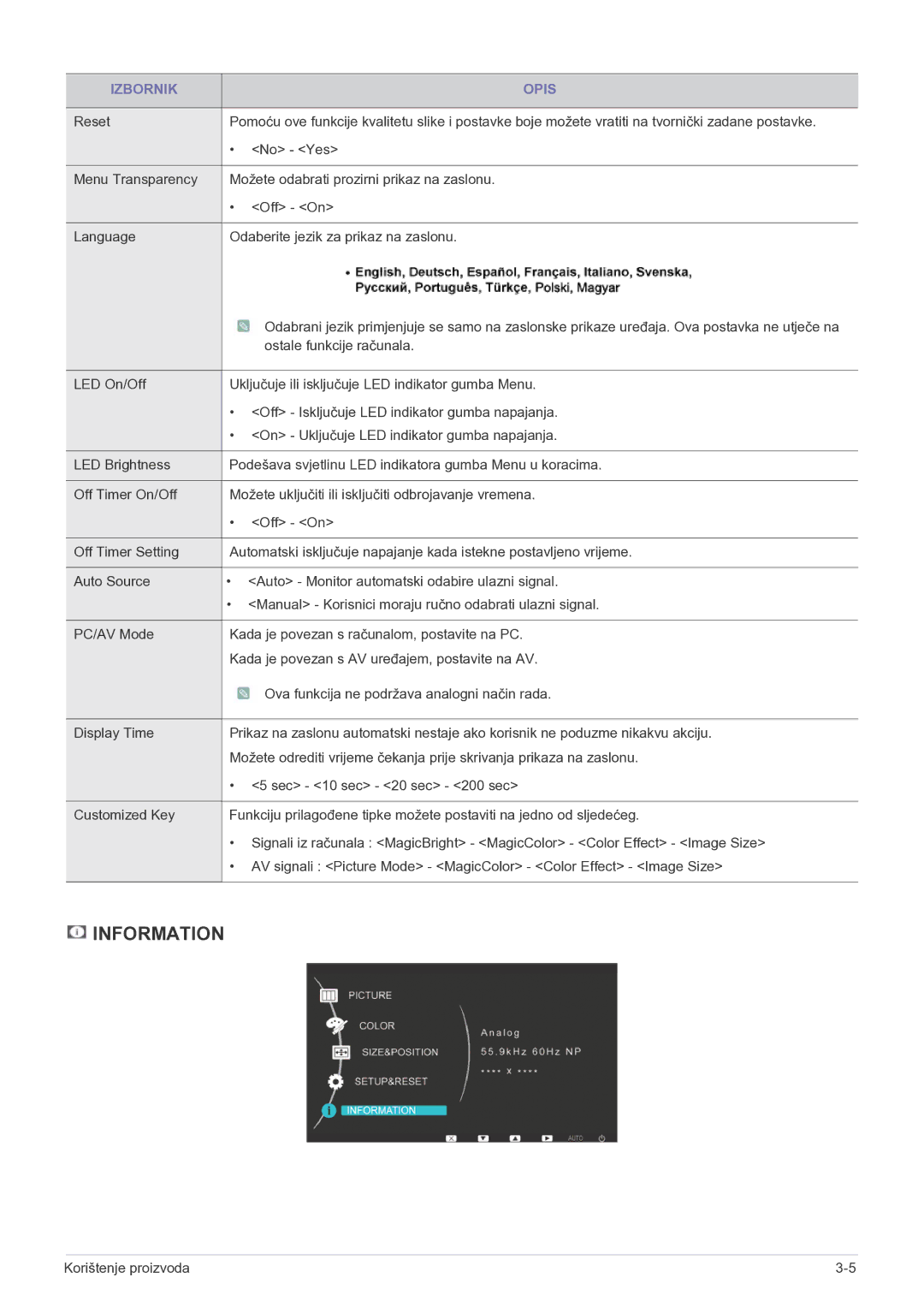 Samsung LS23EFPKFV/EN manual Information 