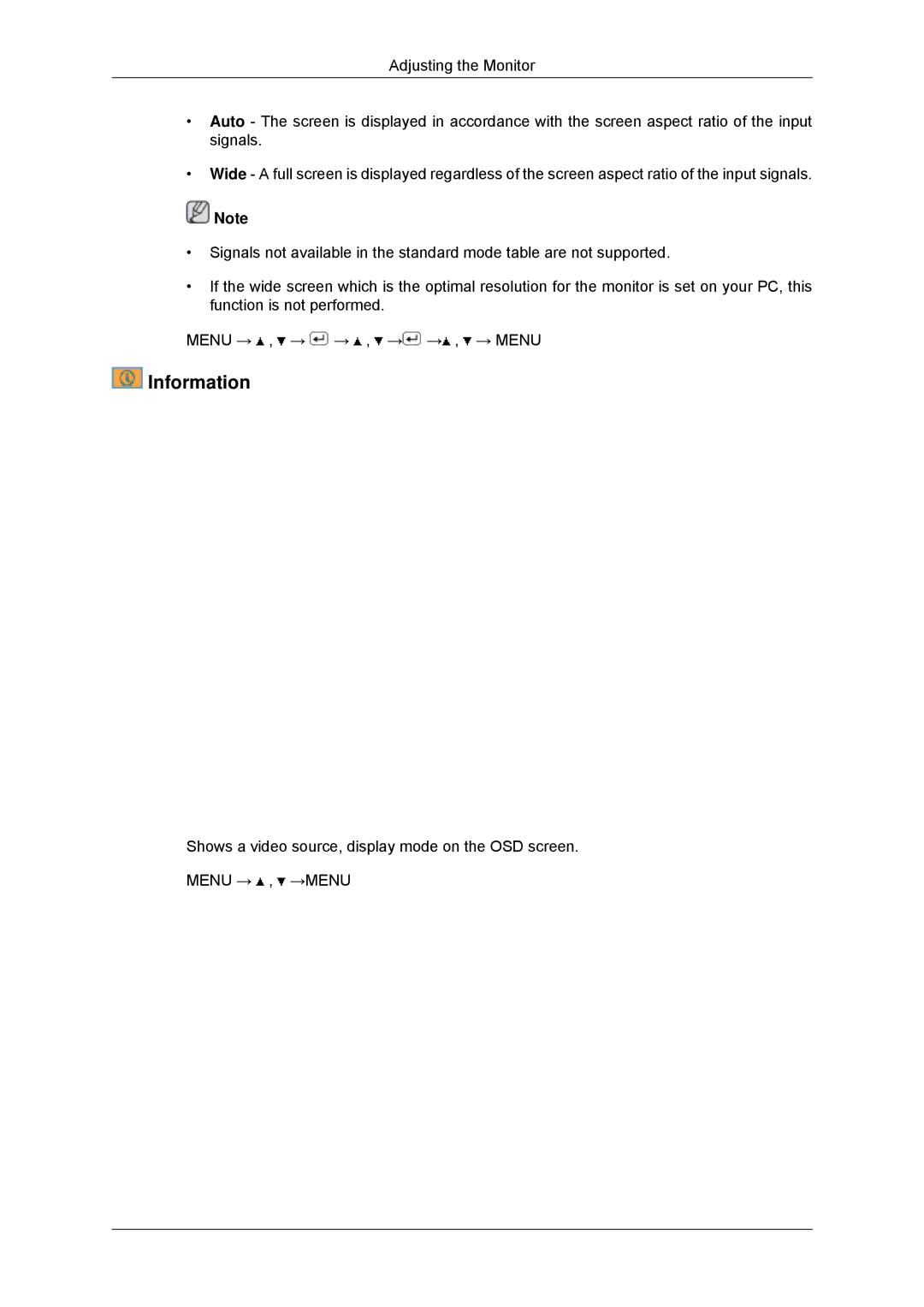 Samsung LS23MYYKBB/EDC, LS23MYYKBBA/EN manual Information 