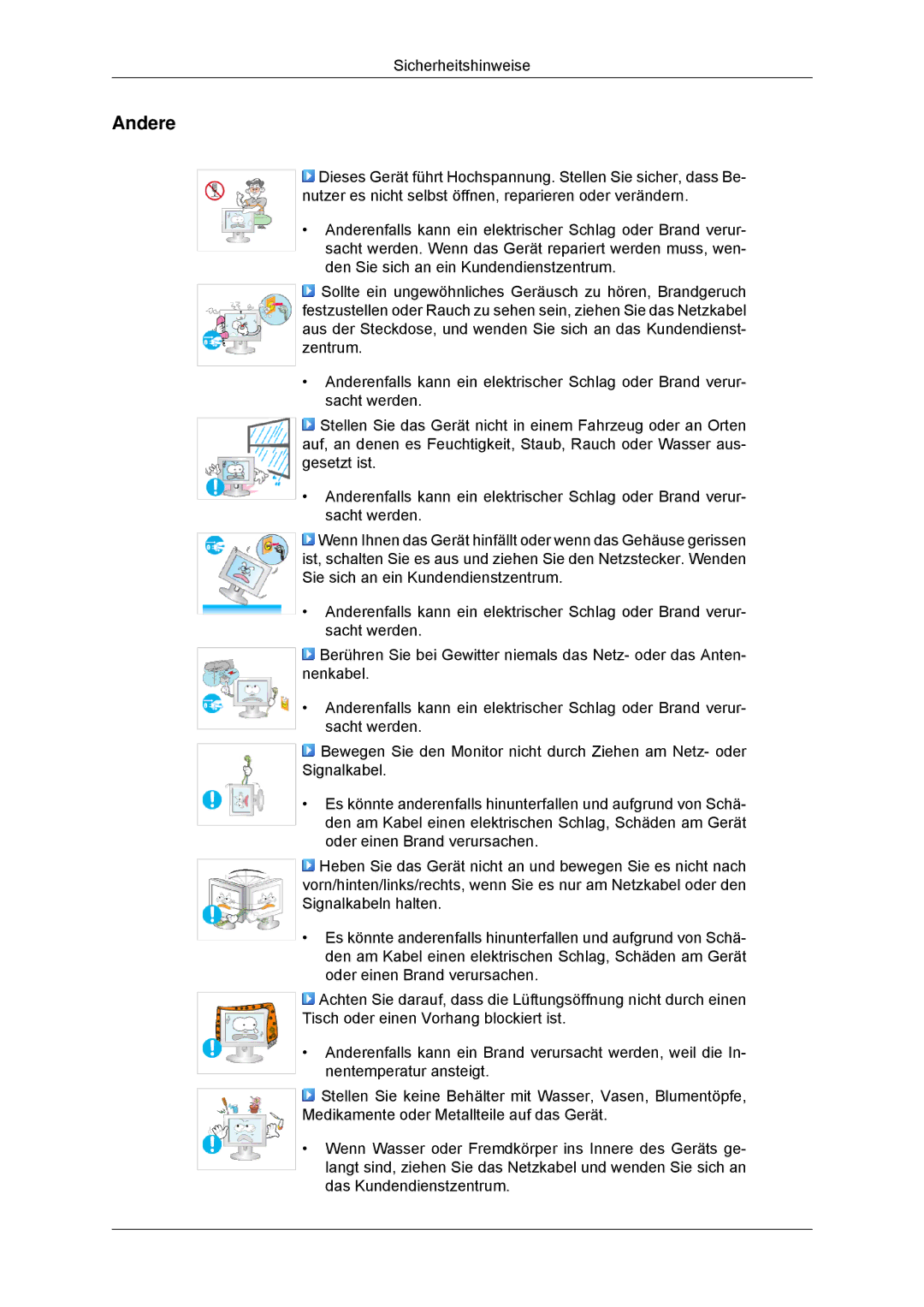 Samsung LS23MYYKBBA/EN, LS23MYYKBB/EDC manual Andere 