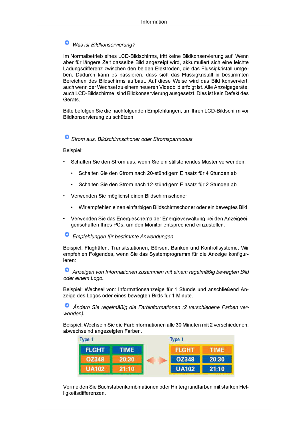 Samsung LS23MYYKBBA/EN, LS23MYYKBB/EDC manual Was ist Bildkonservierung? 