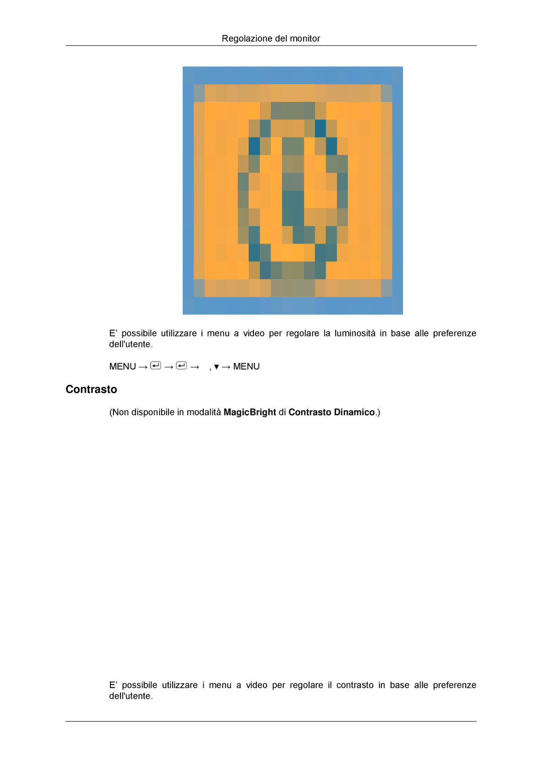 Samsung LS23MYYKBB/EDC, LS23MYYKBBA/EN manual Contrasto 