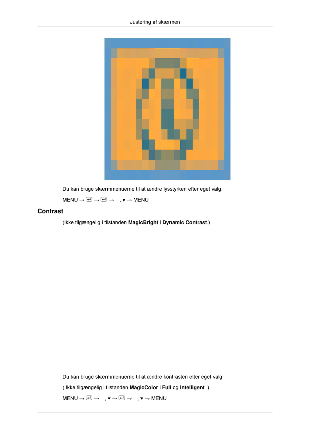 Samsung LS23MYYKBBA/EN, LS23MYYKBB/EDC manual Contrast 