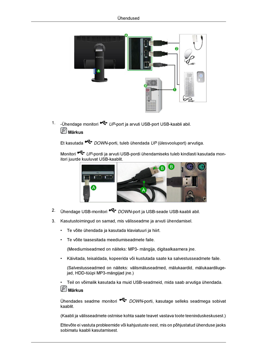 Samsung LS23MYYKBB/EDC manual Märkus 