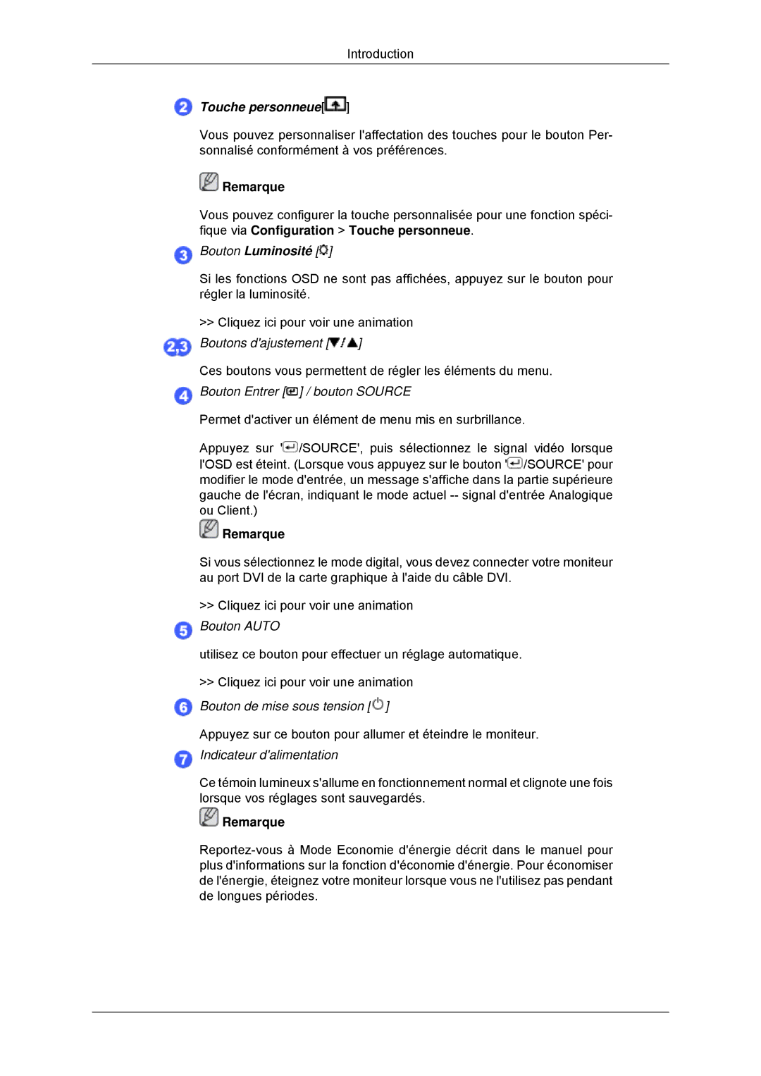 Samsung LS23MYZABC/EDC, LS23MYZABCA/EN manual Touche personneue 