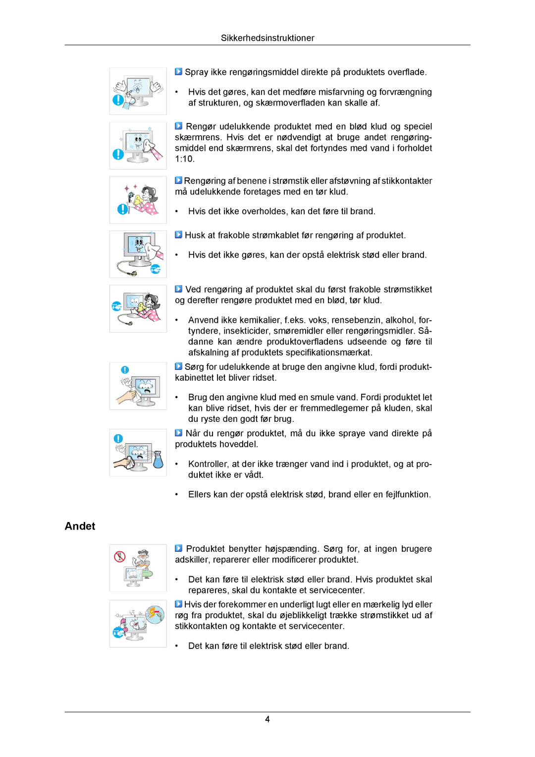 Samsung LS23MYZABCA/EN, LS23MYZABC/EDC manual Andet 