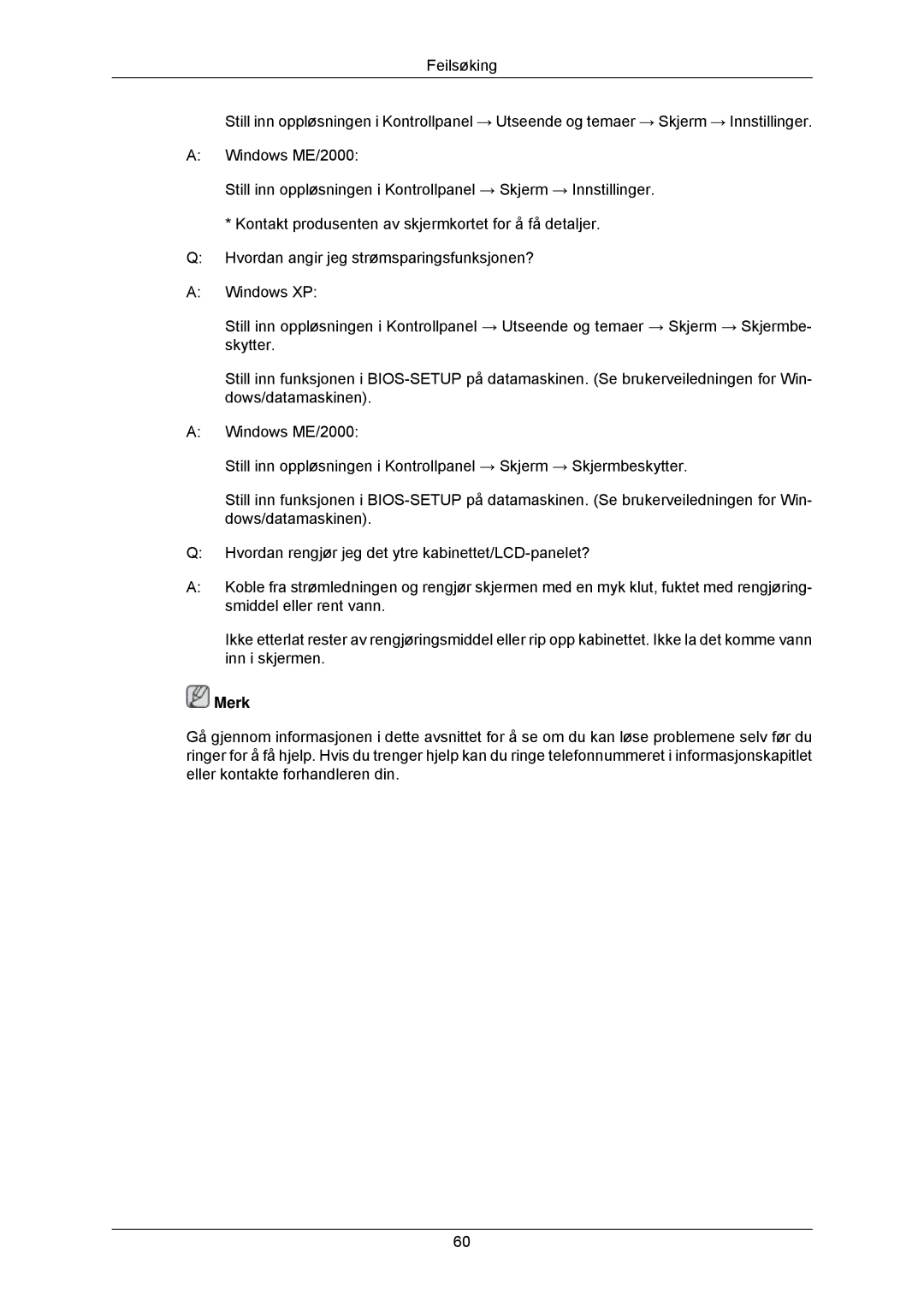 Samsung LS23MYZABCA/EN, LS23MYZABC/EDC manual Merk 