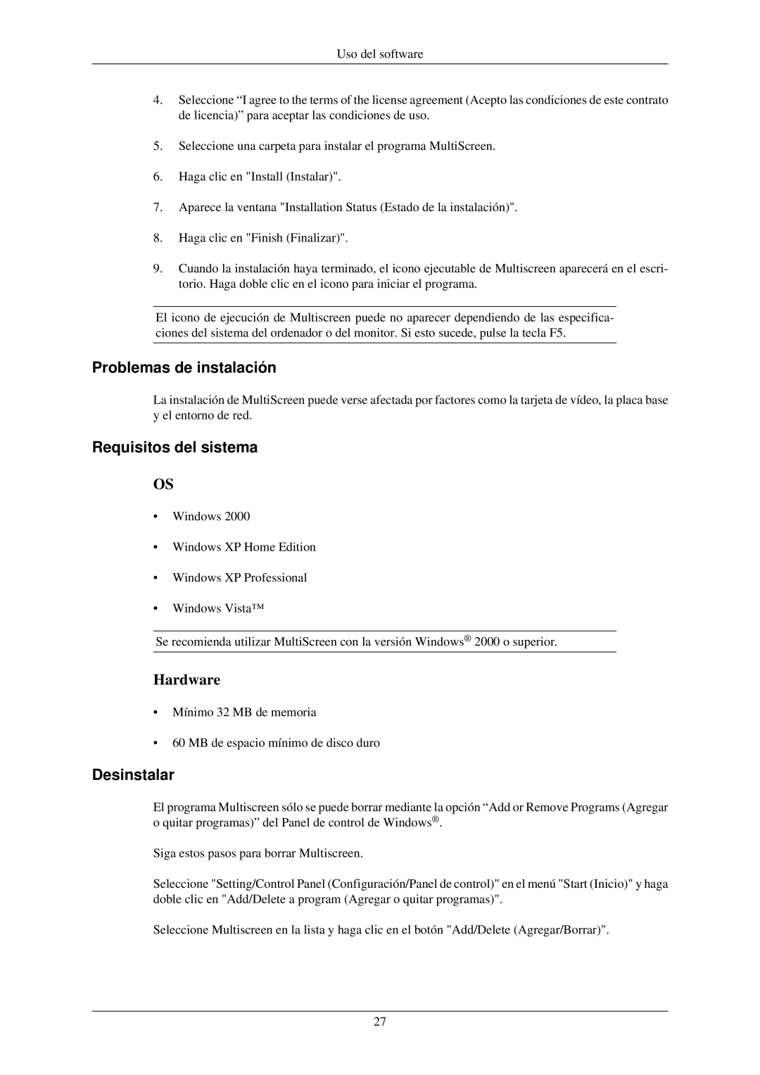 Samsung LS23MYZABC/EDC manual Hardware 